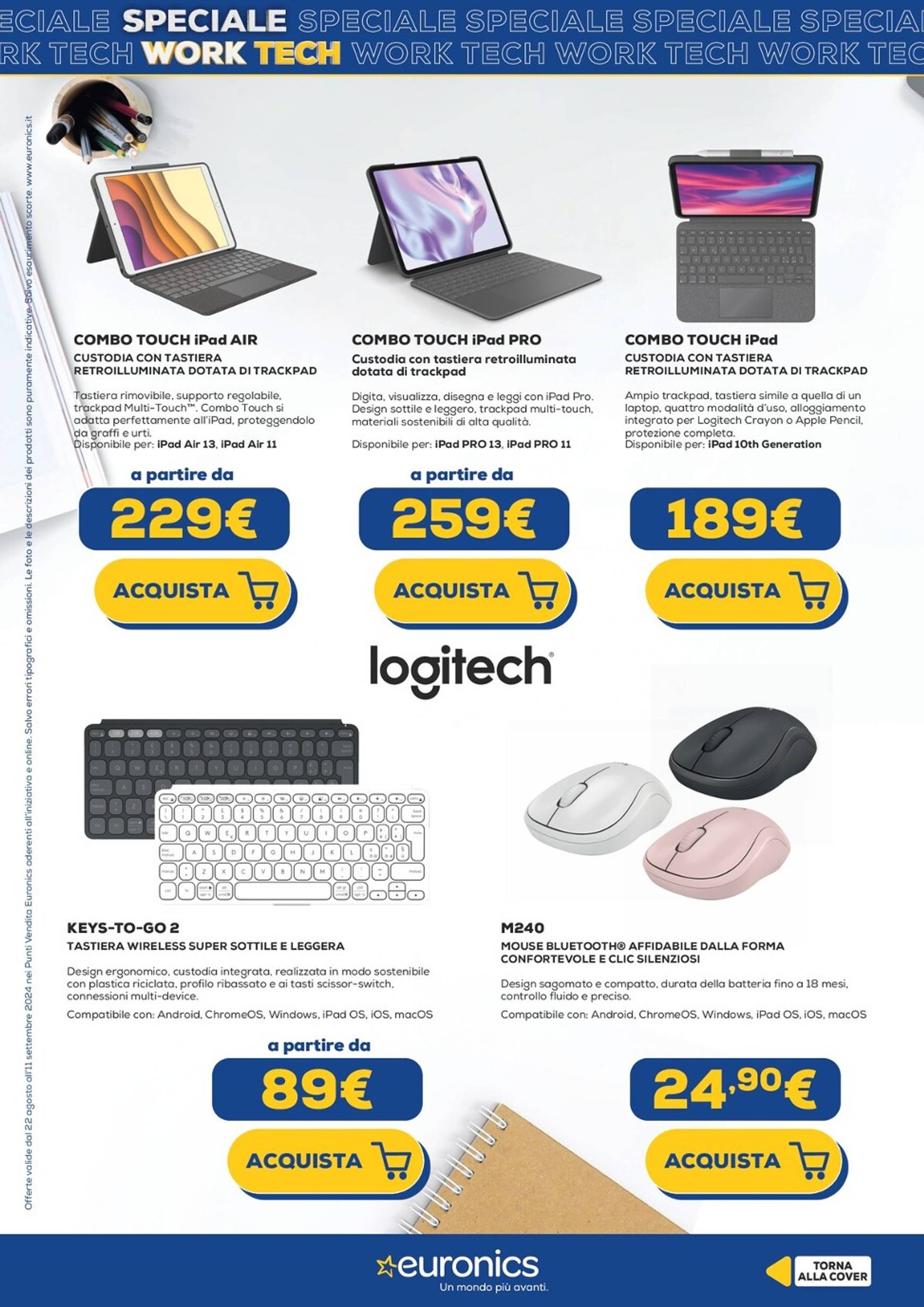 euronics - Nuovo volantino Euronics - Speciale Work Tech 22.08. - 11.09. - page: 26