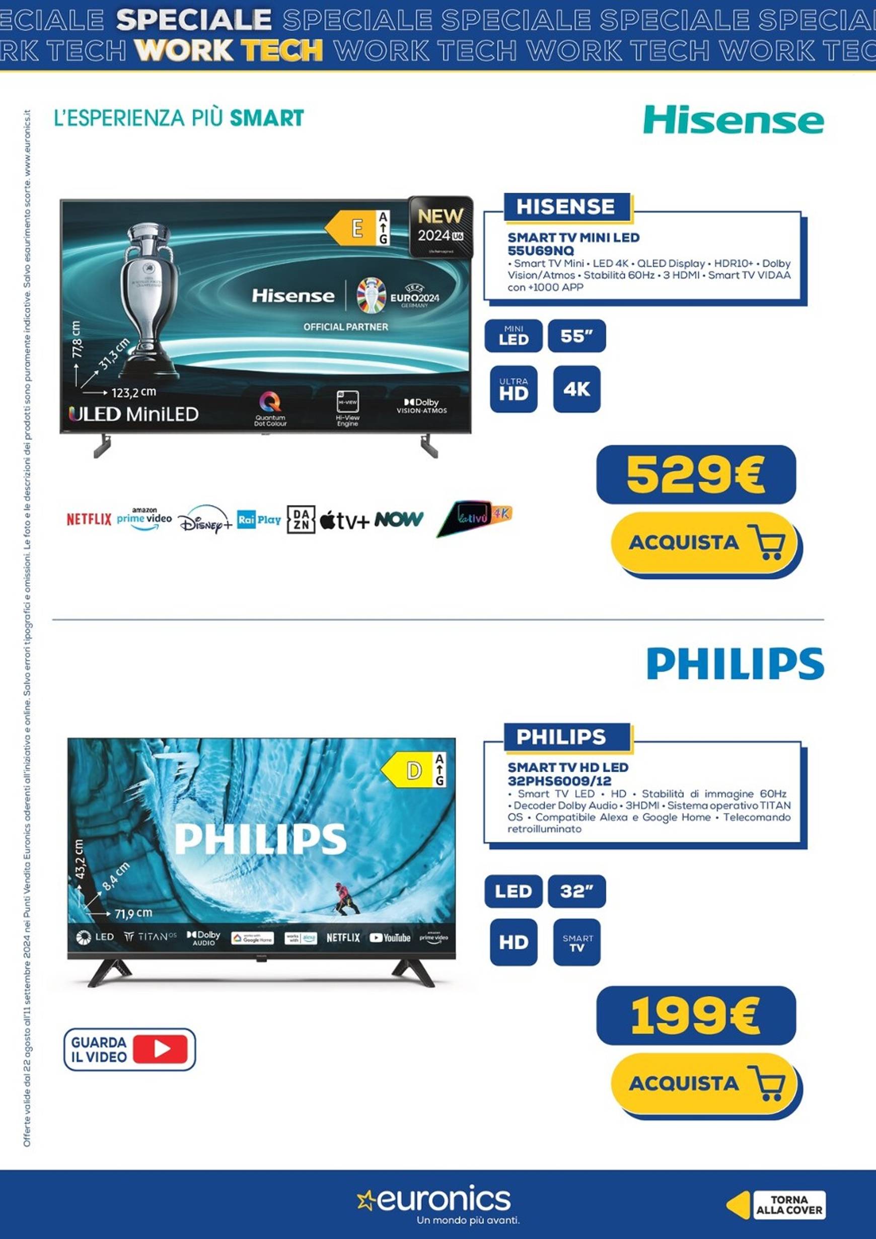 euronics - Nuovo volantino Euronics - Speciale Work Tech 22.08. - 11.09. - page: 27