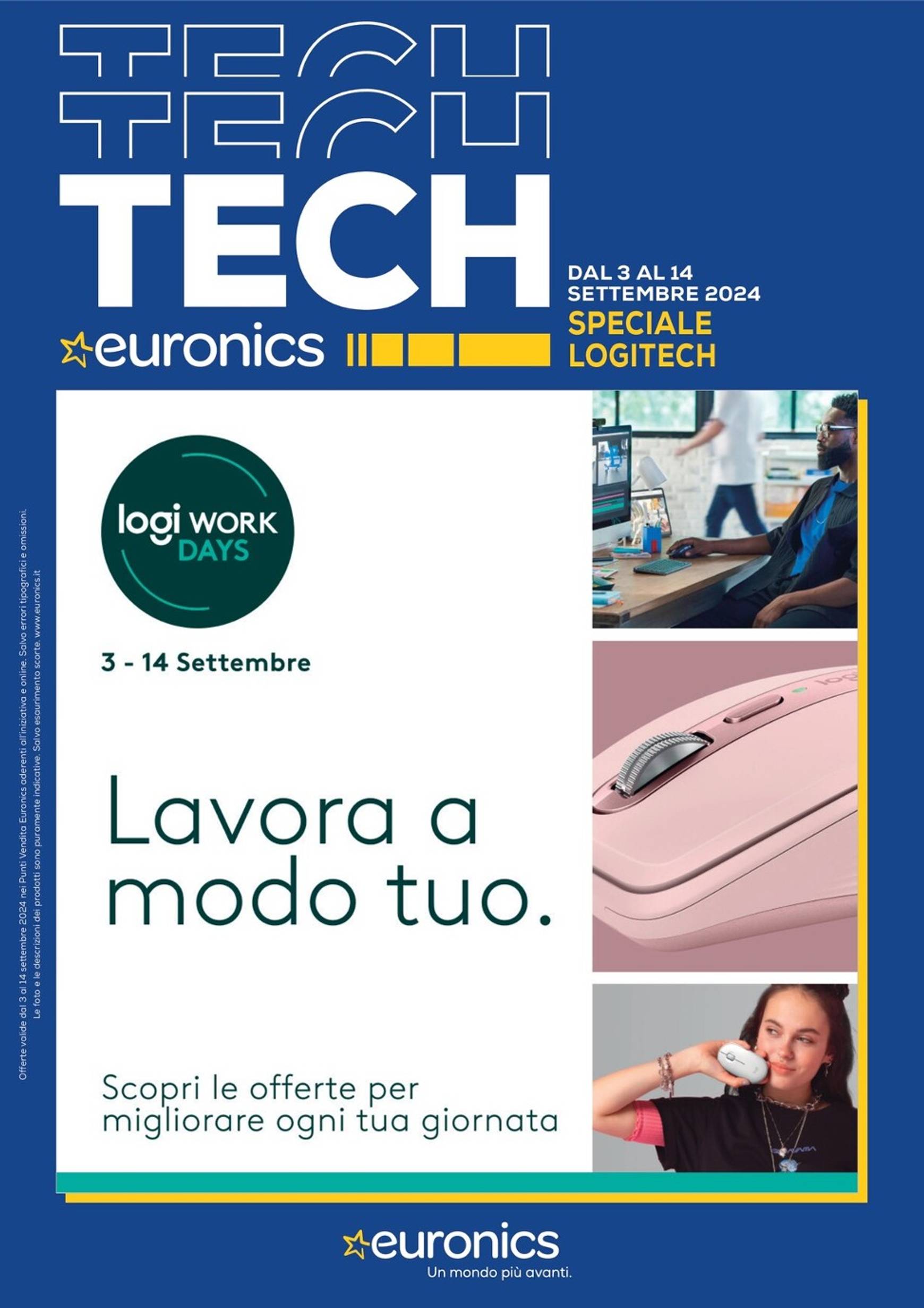 euronics - Nuovo volantino Euronics - Speciale Logitech 03.09. - 14.09. - page: 1