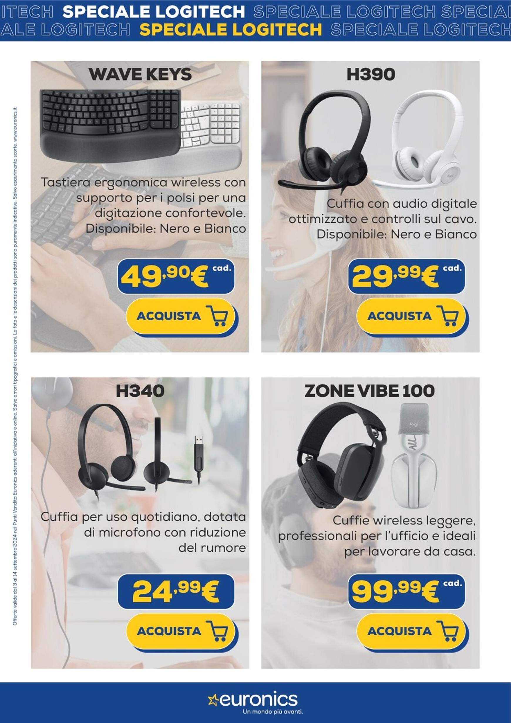 euronics - Nuovo volantino Euronics - Speciale Logitech 03.09. - 14.09. - page: 4