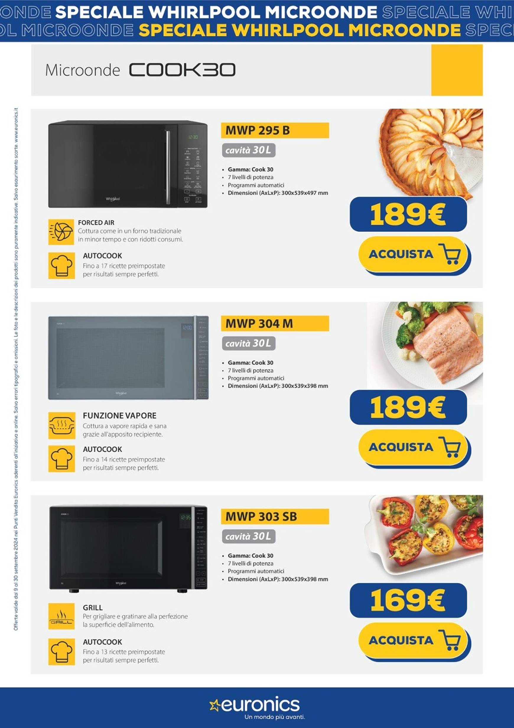 euronics - Nuovo volantino Euronics - Speciale Whirlpool 09.09. - 30.09. - page: 15