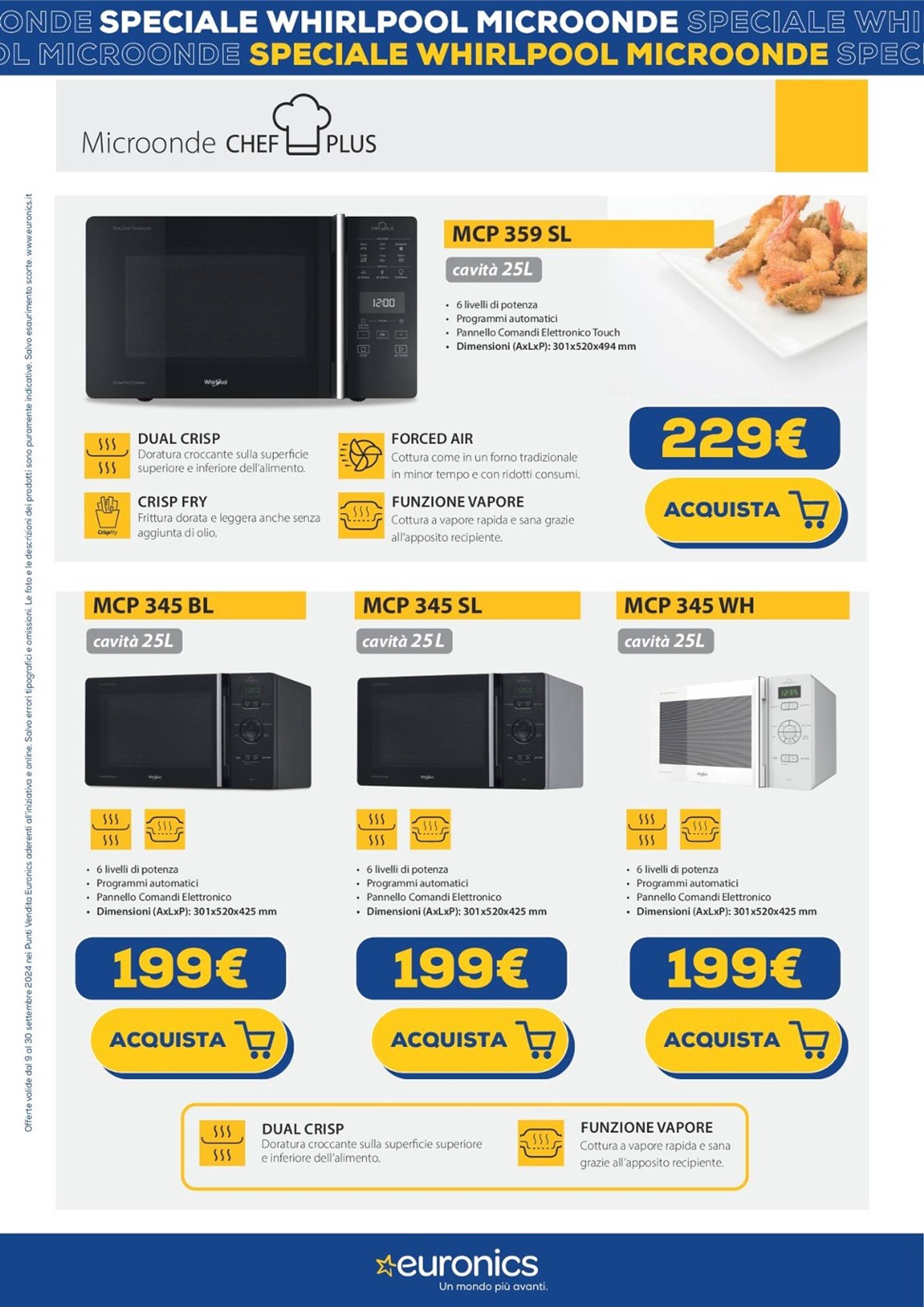 euronics - Nuovo volantino Euronics - Speciale Whirlpool 09.09. - 30.09. - page: 9