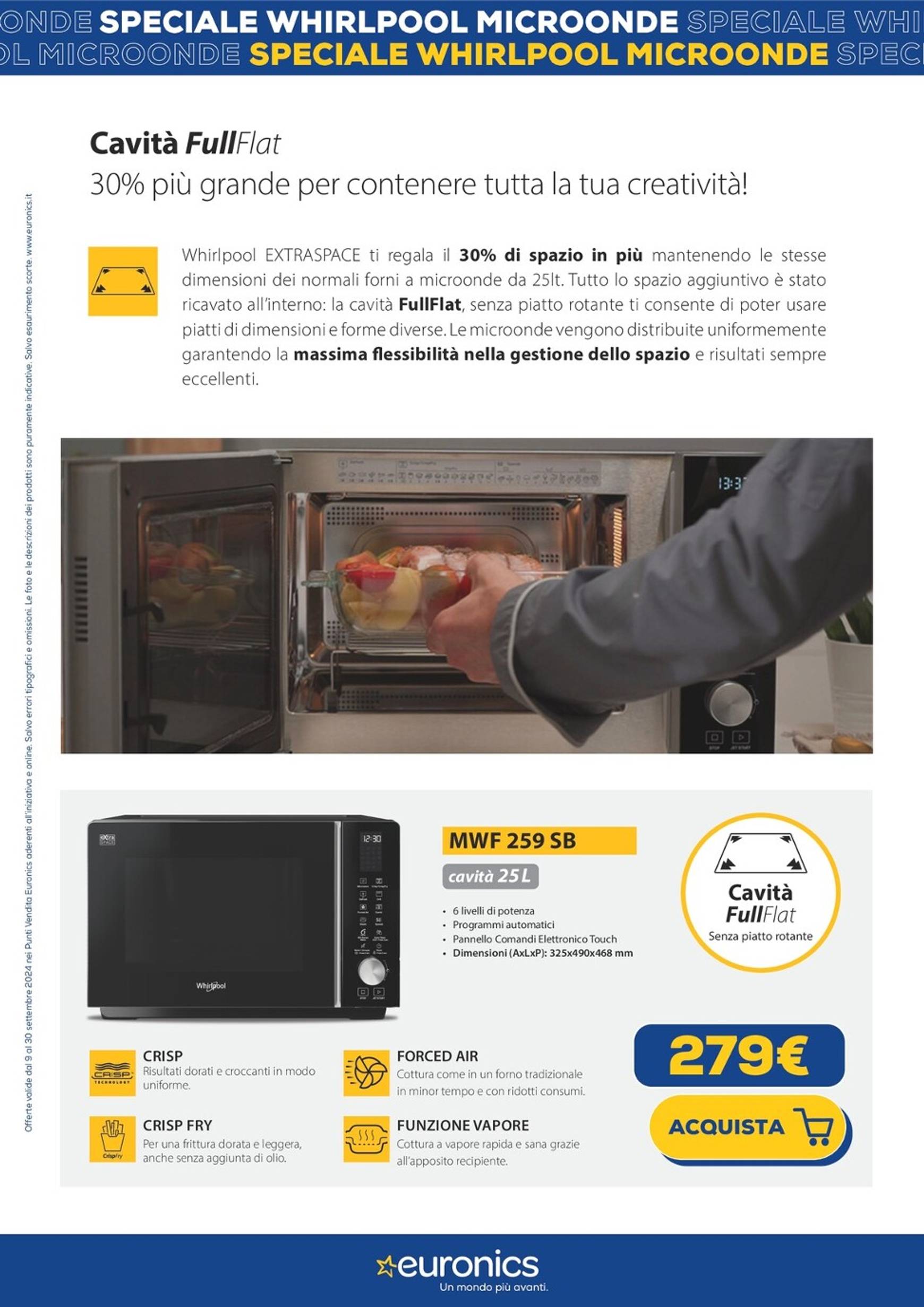 euronics - Nuovo volantino Euronics - Speciale Whirlpool 09.09. - 30.09. - page: 11