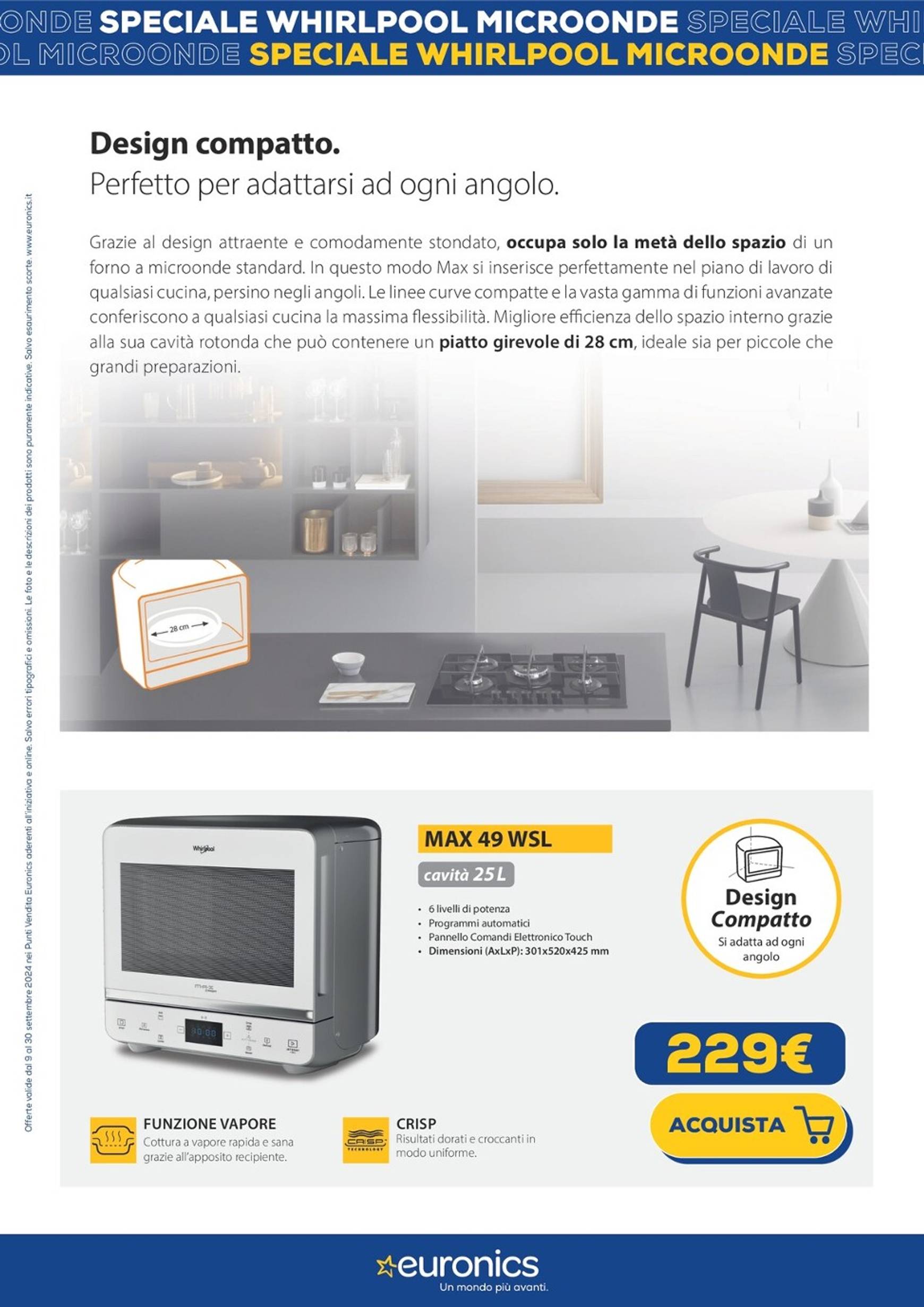 euronics - Nuovo volantino Euronics - Speciale Whirlpool 09.09. - 30.09. - page: 13