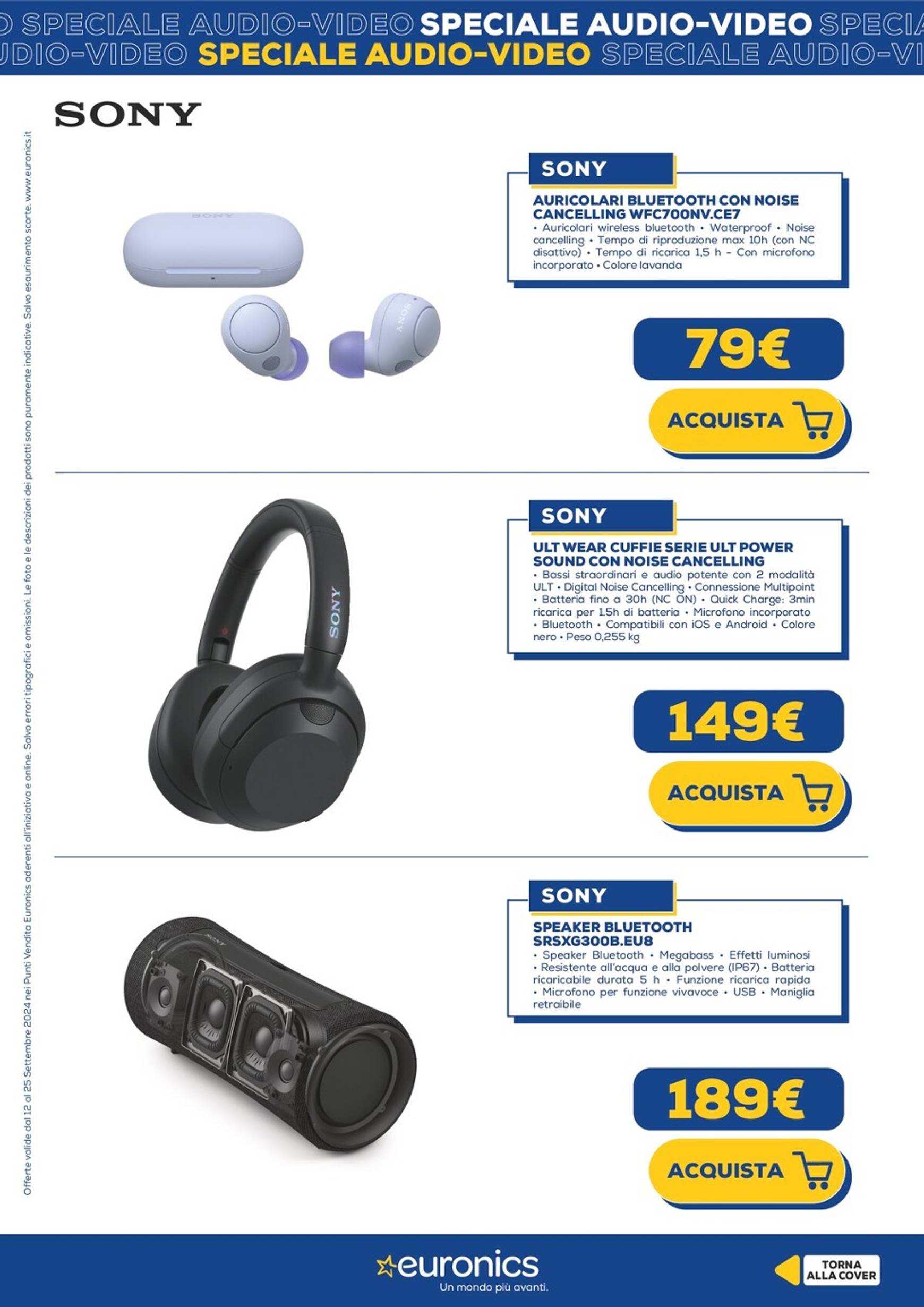 euronics - Nuovo volantino Euronics - Speciale Audio Video 12.09. - 25.09. - page: 11