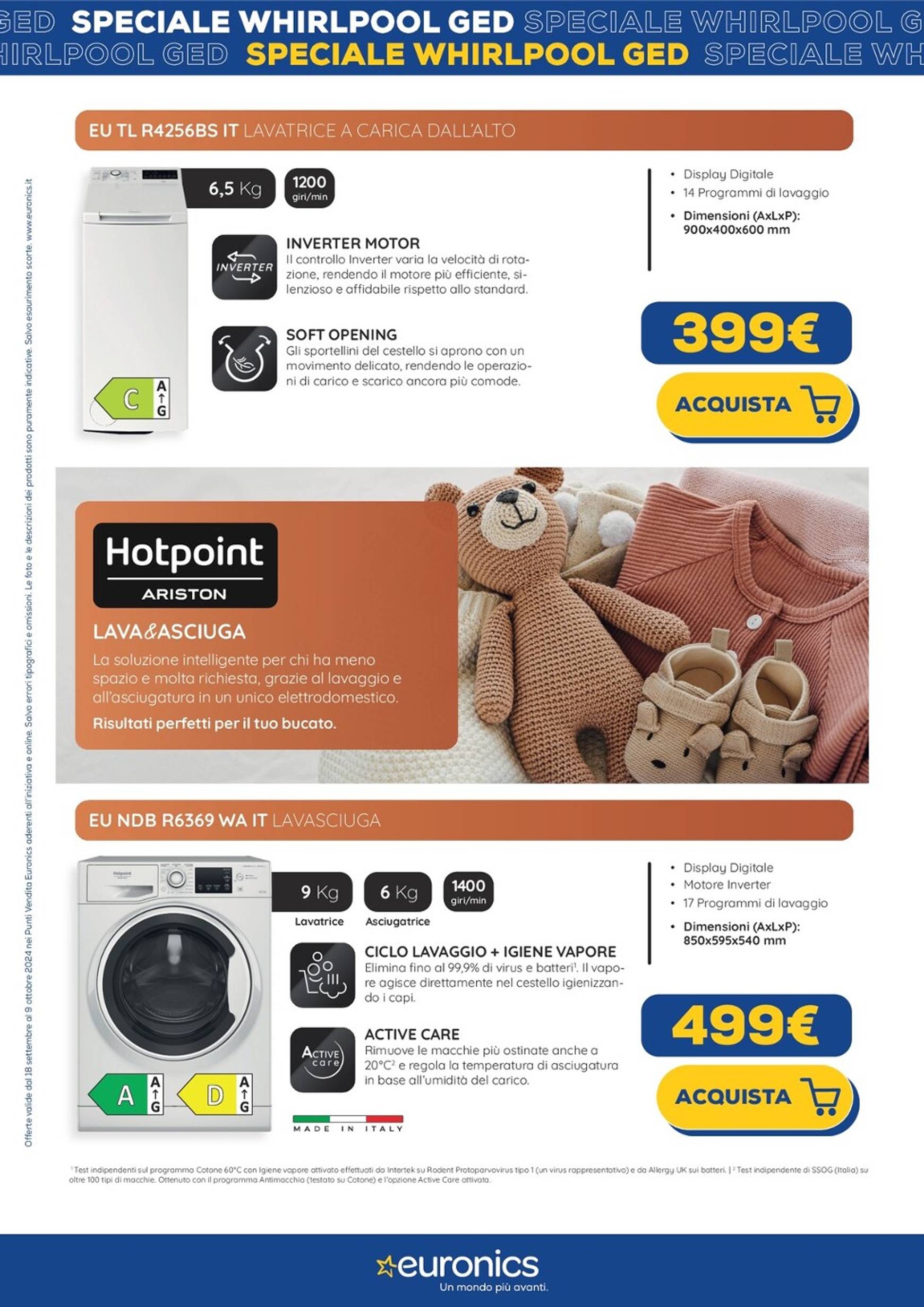 euronics - Nuovo volantino Euronics - Speciale Whirlpool 18.09. - 09.10. - page: 14