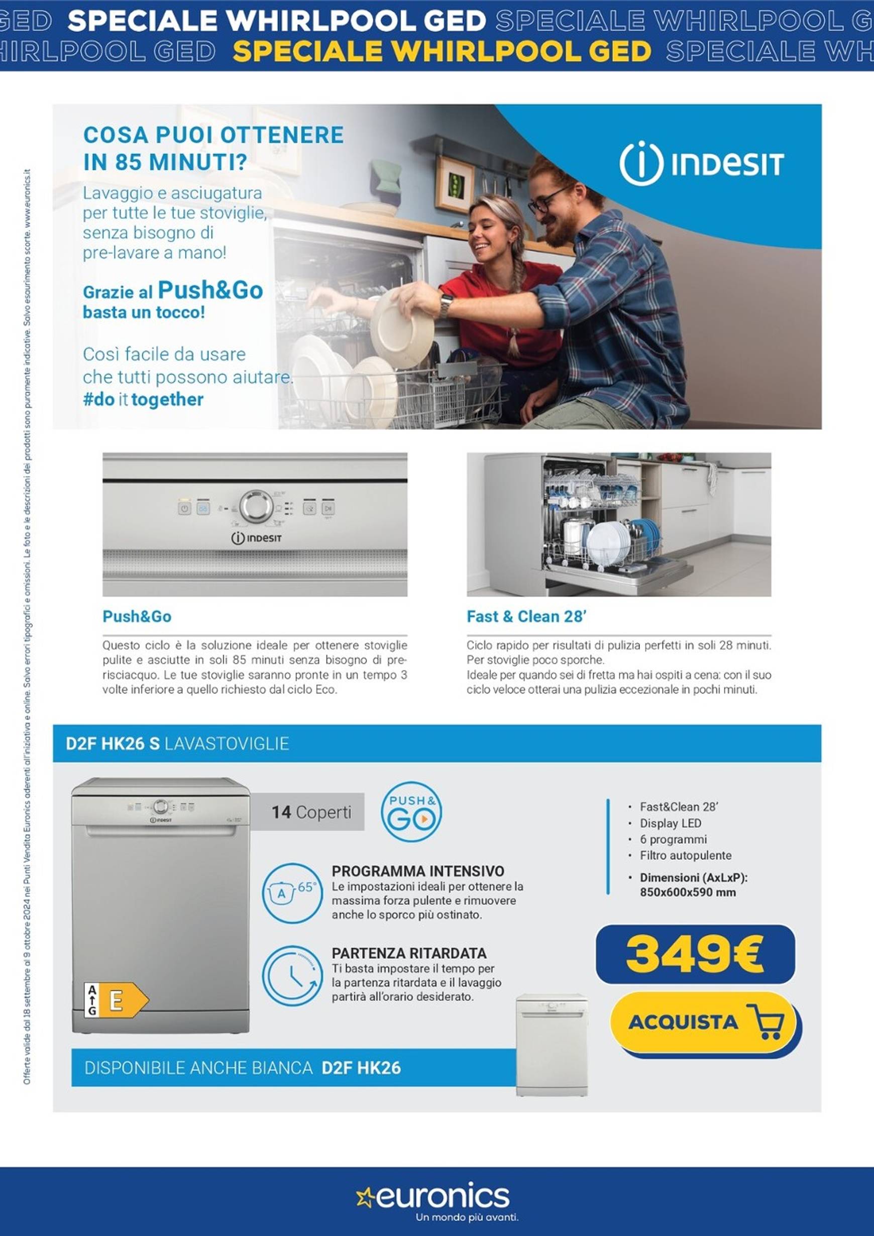 euronics - Nuovo volantino Euronics - Speciale Whirlpool 18.09. - 09.10. - page: 21