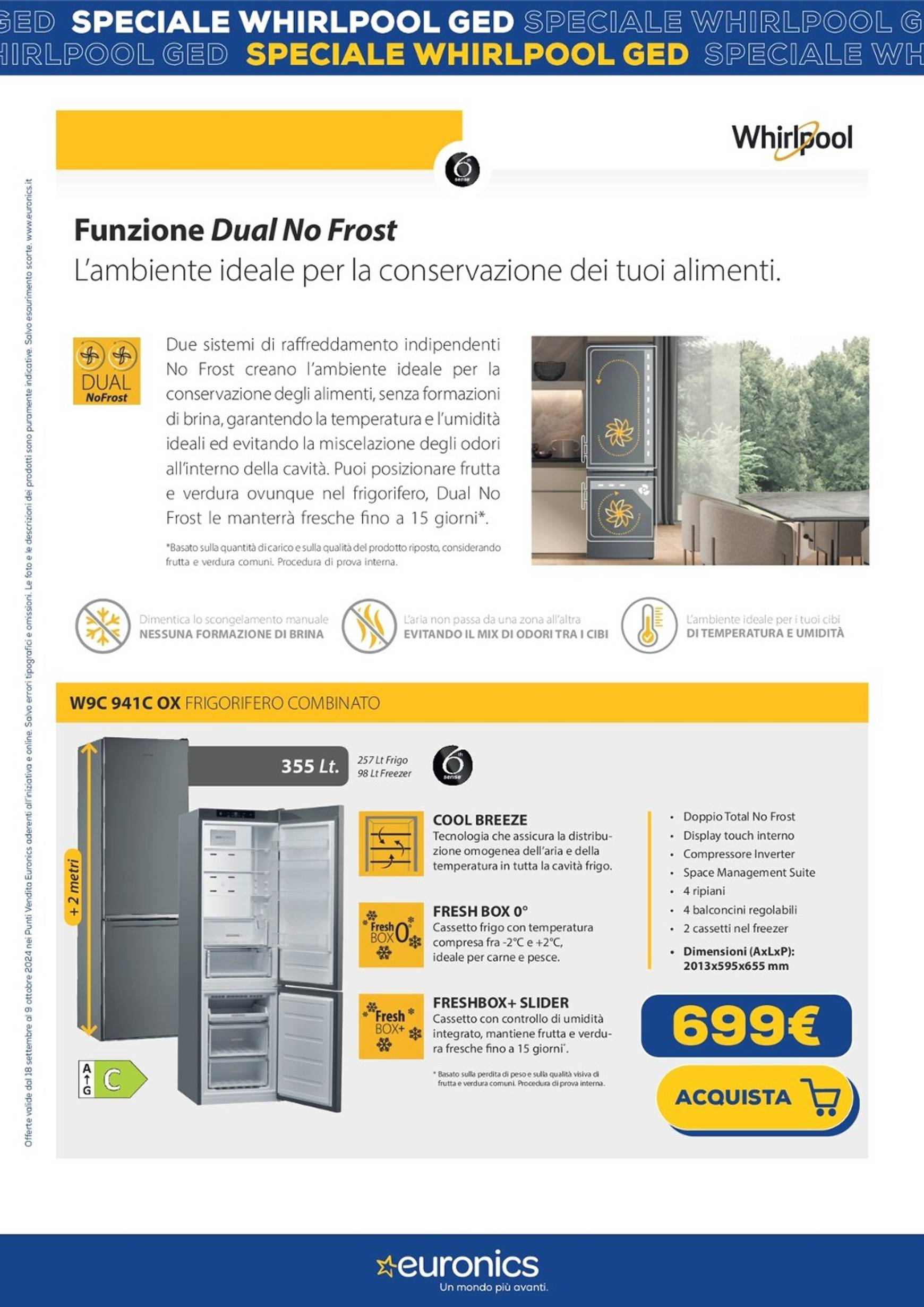 euronics - Nuovo volantino Euronics - Speciale Whirlpool 18.09. - 09.10. - page: 7