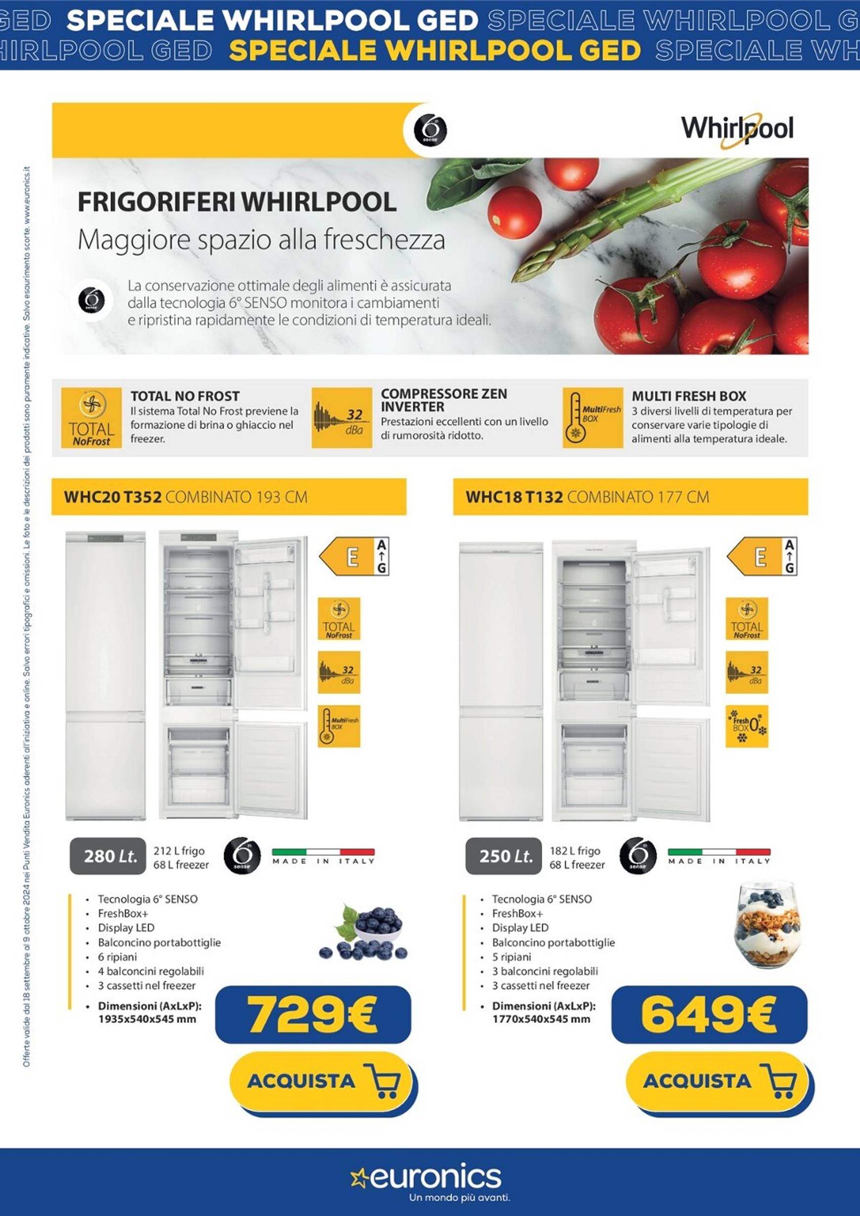 euronics - Nuovo volantino Euronics - Speciale Whirlpool 18.09. - 09.10. - page: 26