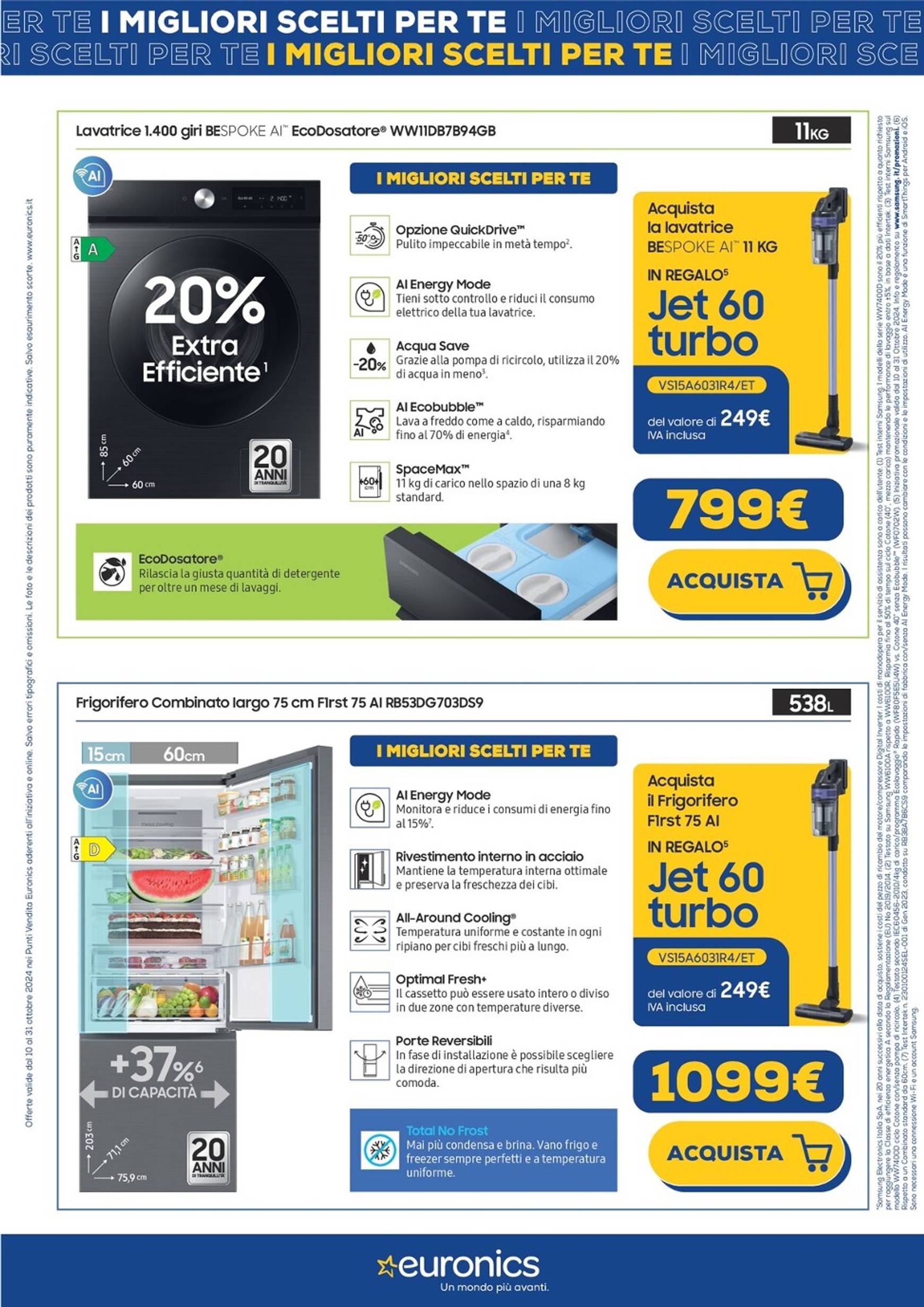 euronics - Volantino Euronics - Speciale Samsung valido dal 10.10. al 31.10. - page: 2