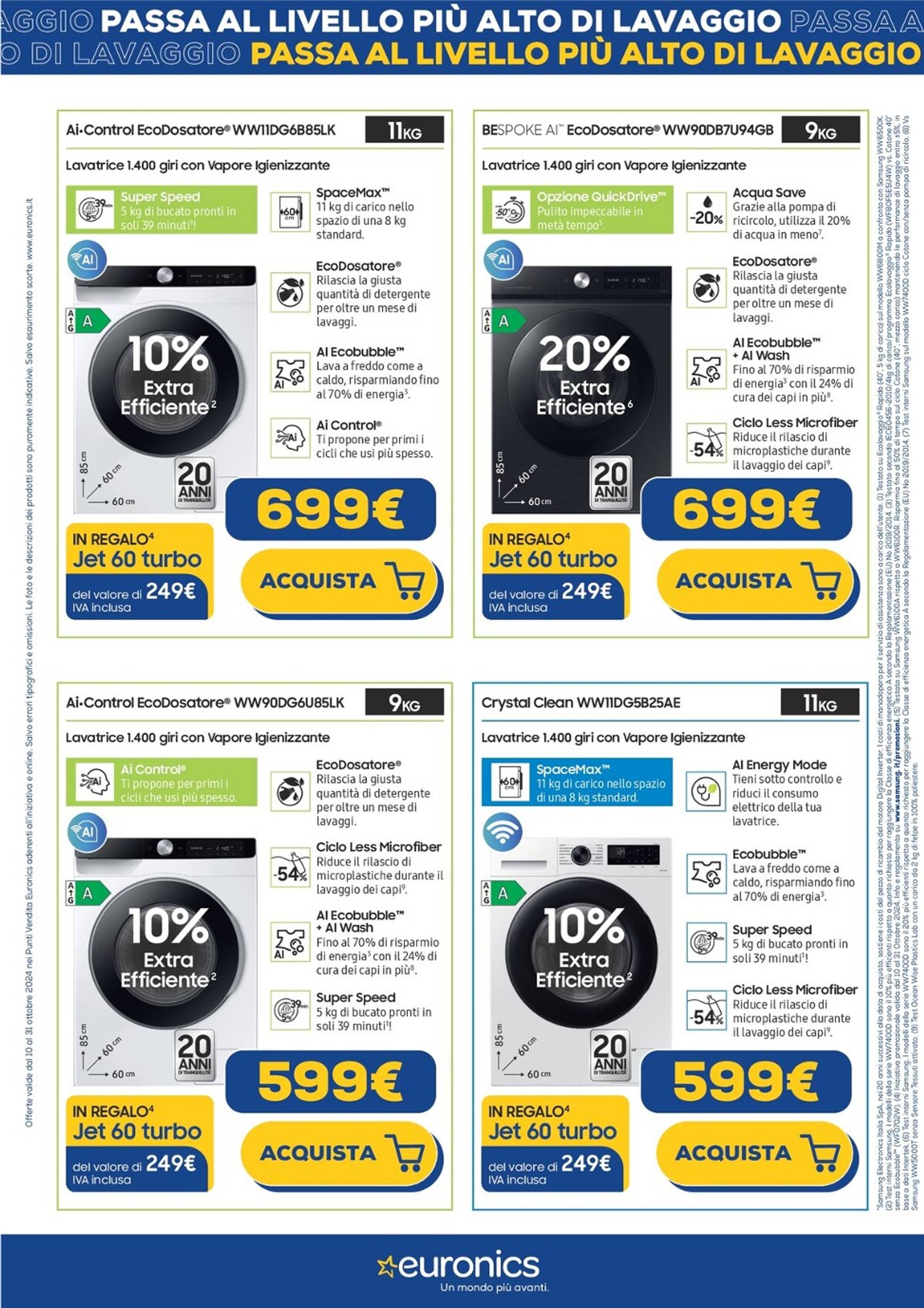 euronics - Volantino Euronics - Speciale Samsung valido dal 10.10. al 31.10. - page: 4