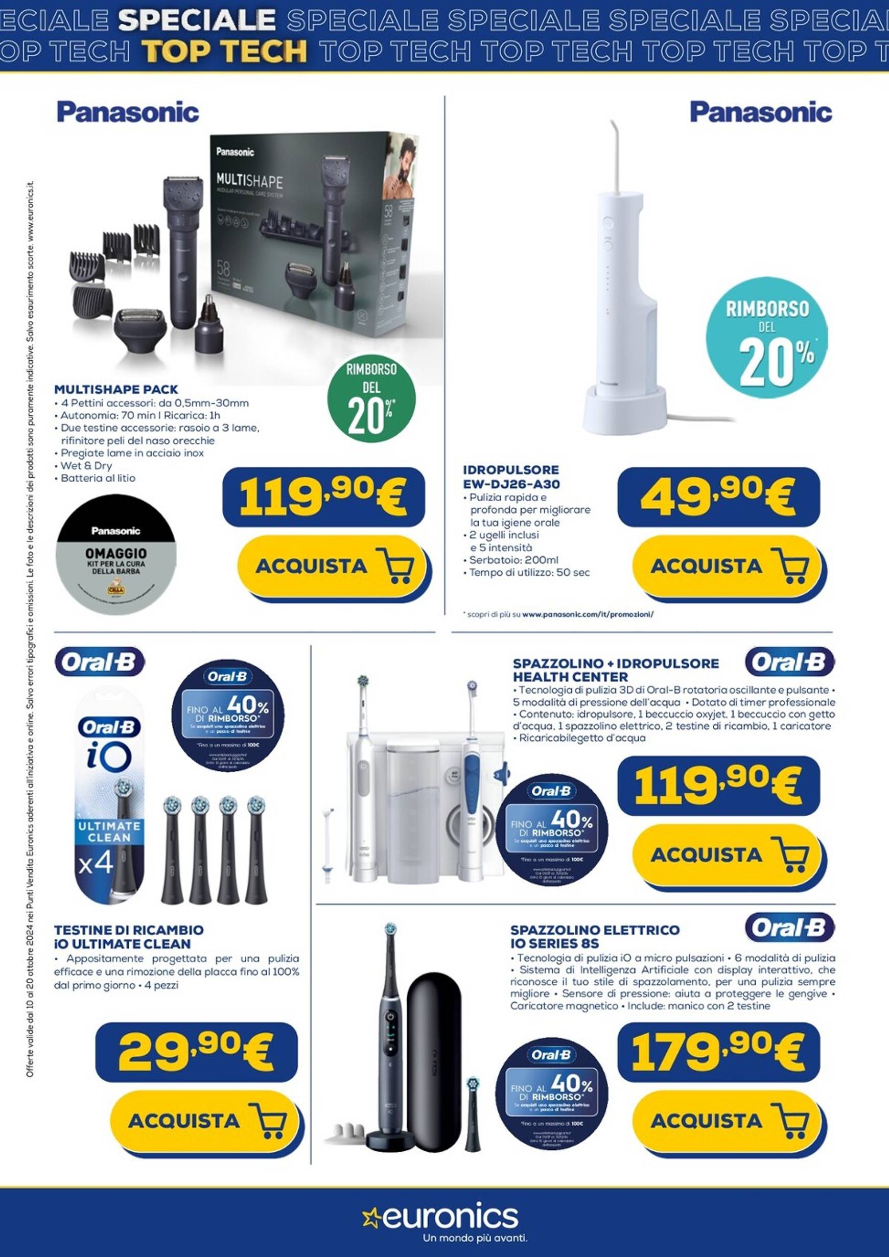 euronics - Volantino Euronics - Top Tech valido dal 10.10. al 20.10. - page: 24