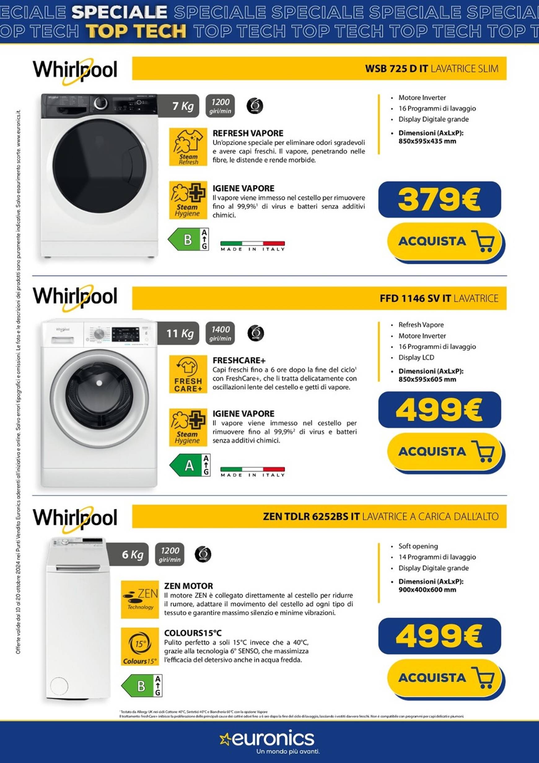 euronics - Volantino Euronics - Top Tech valido dal 10.10. al 20.10. - page: 13