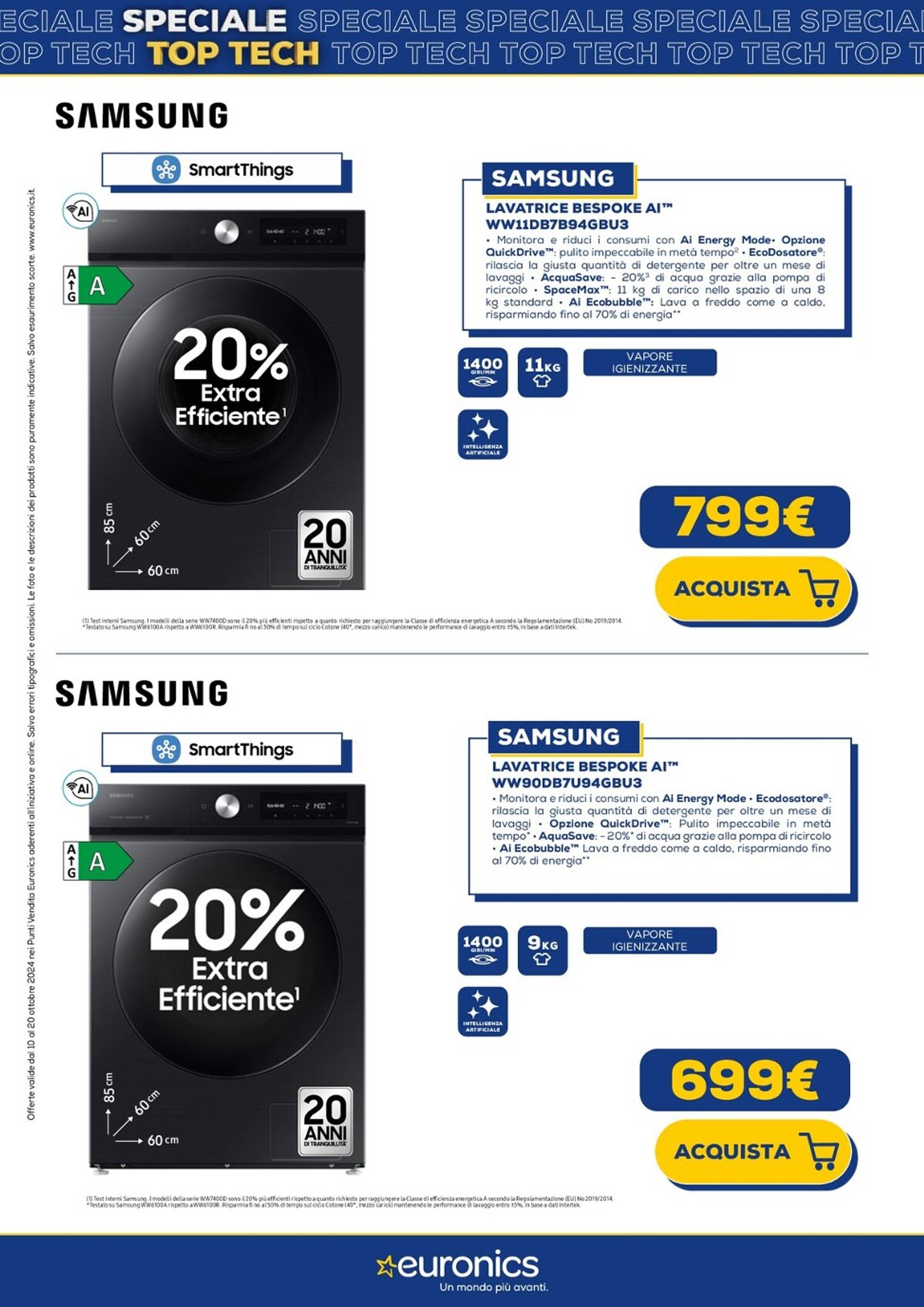 euronics - Volantino Euronics - Top Tech valido dal 10.10. al 20.10. - page: 12