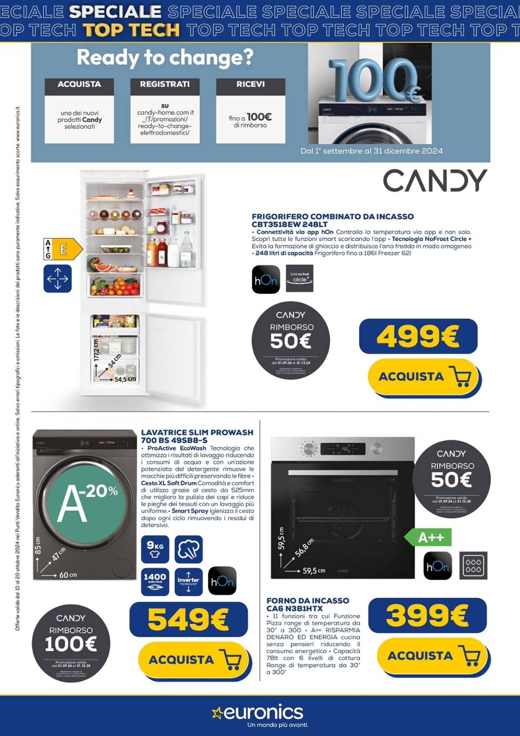 euronics - Volantino Euronics - Top Tech valido dal 10.10. al 20.10. - page: 8