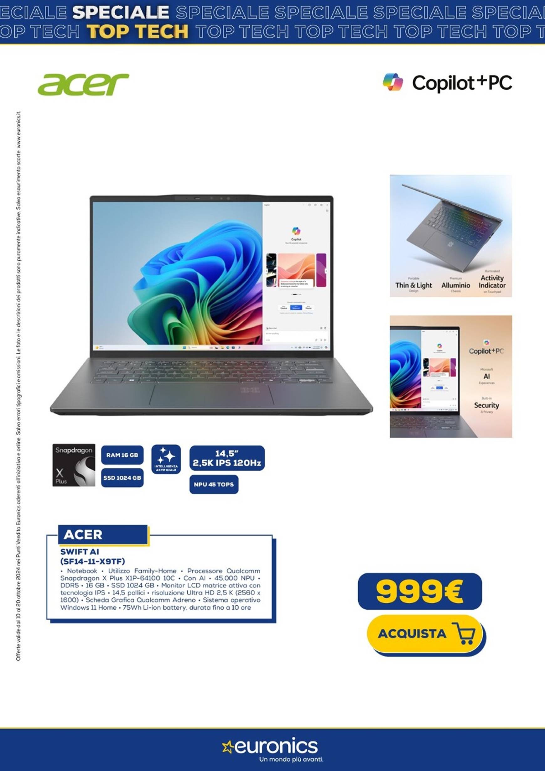 euronics - Volantino Euronics - Top Tech valido dal 10.10. al 20.10. - page: 35