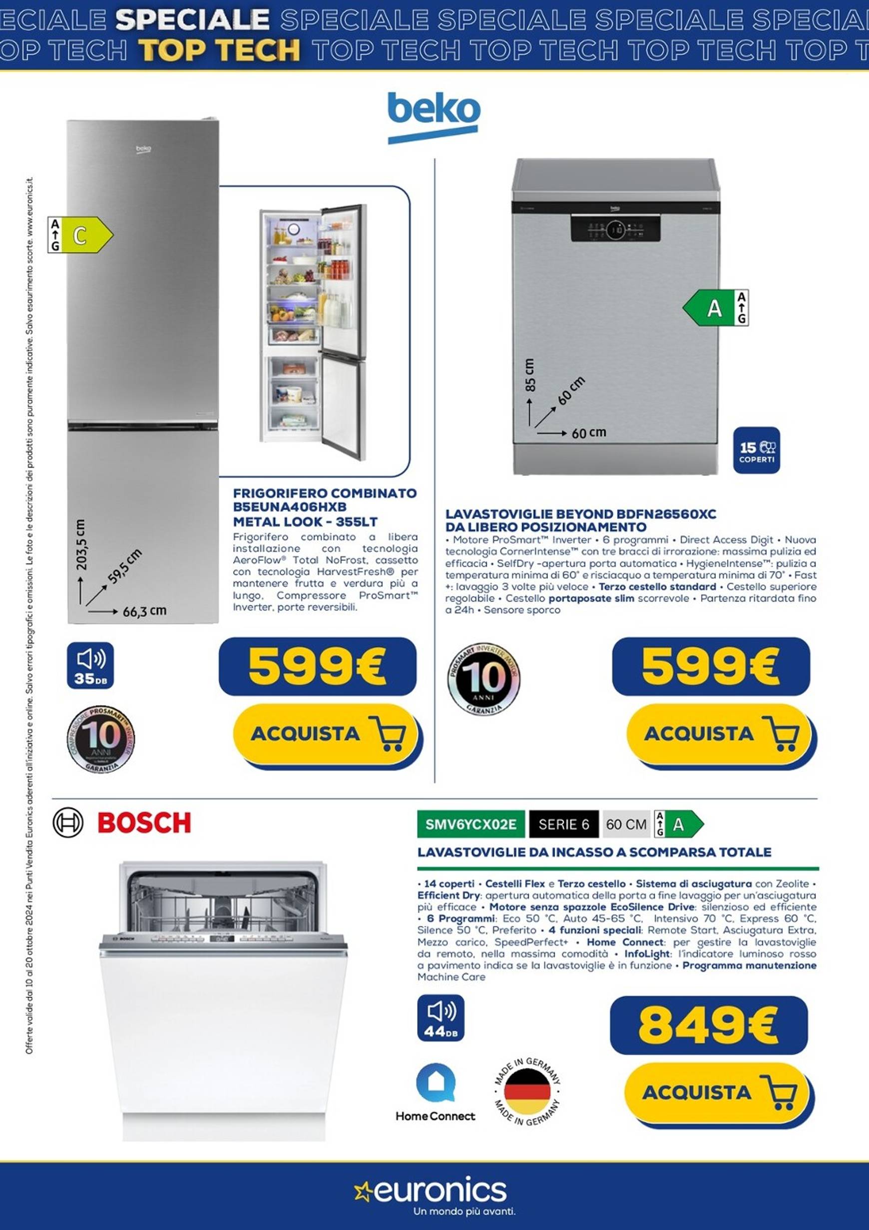 euronics - Volantino Euronics - Top Tech valido dal 10.10. al 20.10. - page: 7