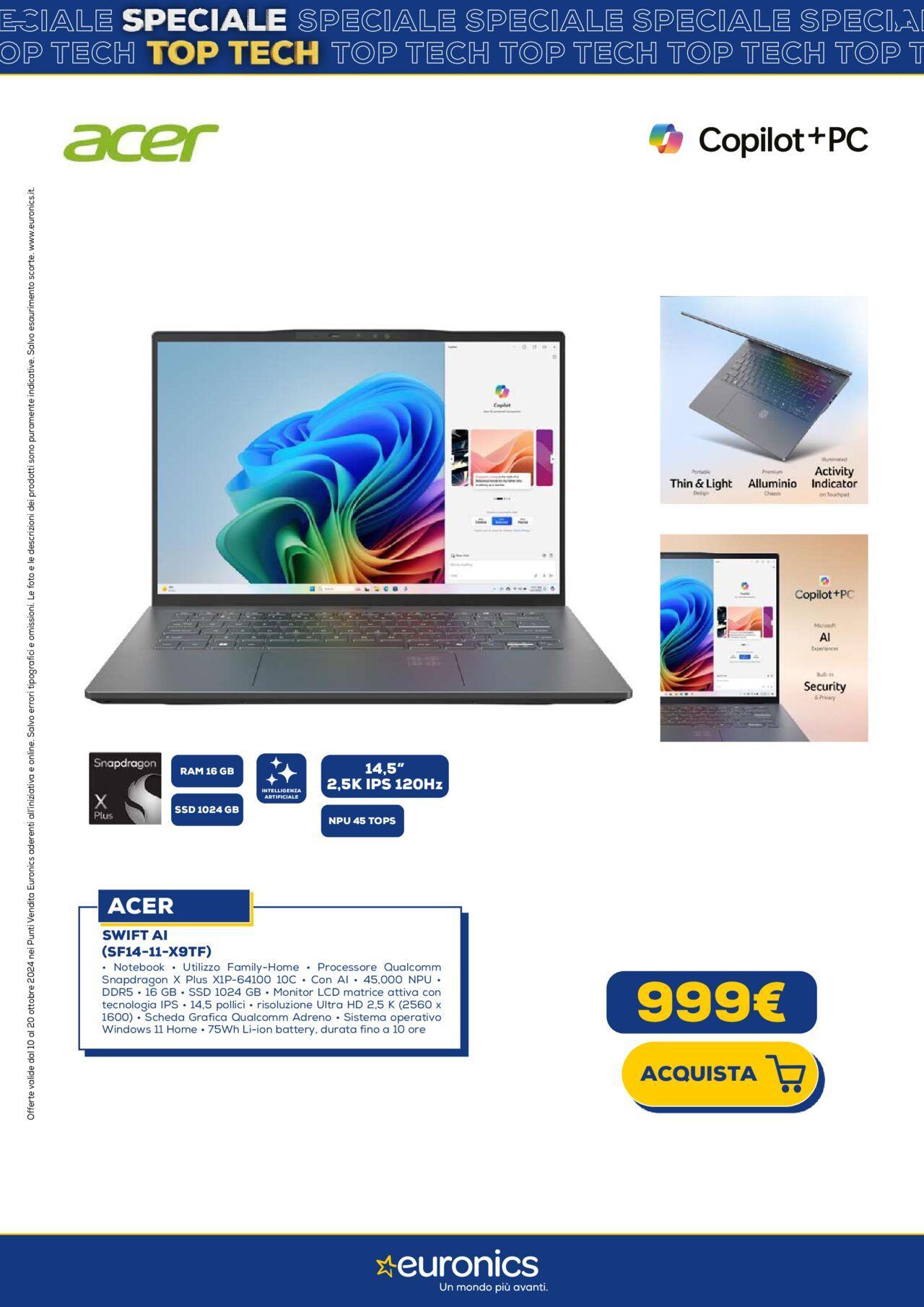 euronics - Euronics volantino 10/10/2024 - 20/10/2024 - page: 35