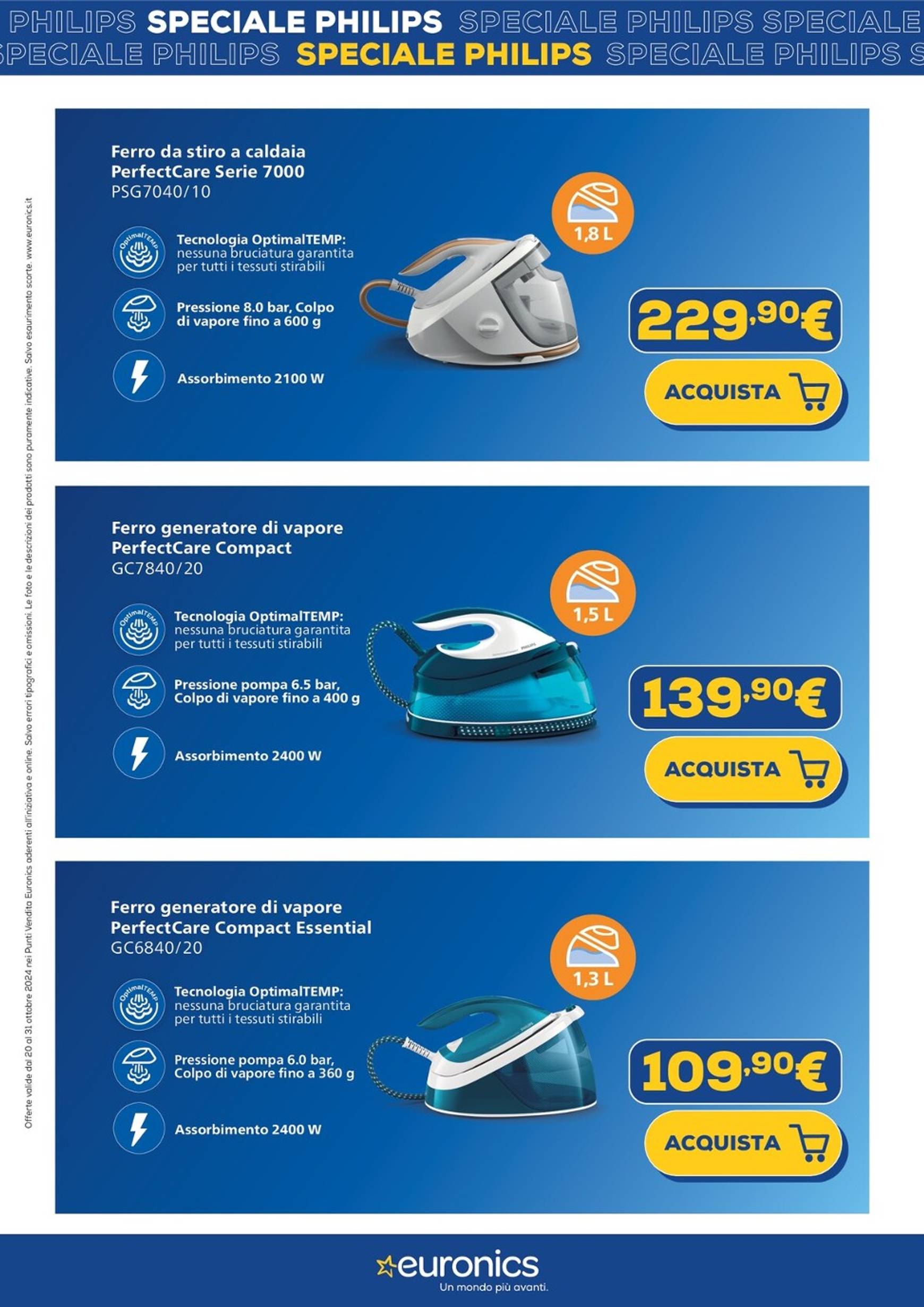 euronics - Volantino Euronics - Speciale Philips valido dal 20.10. al 31.10. - page: 9