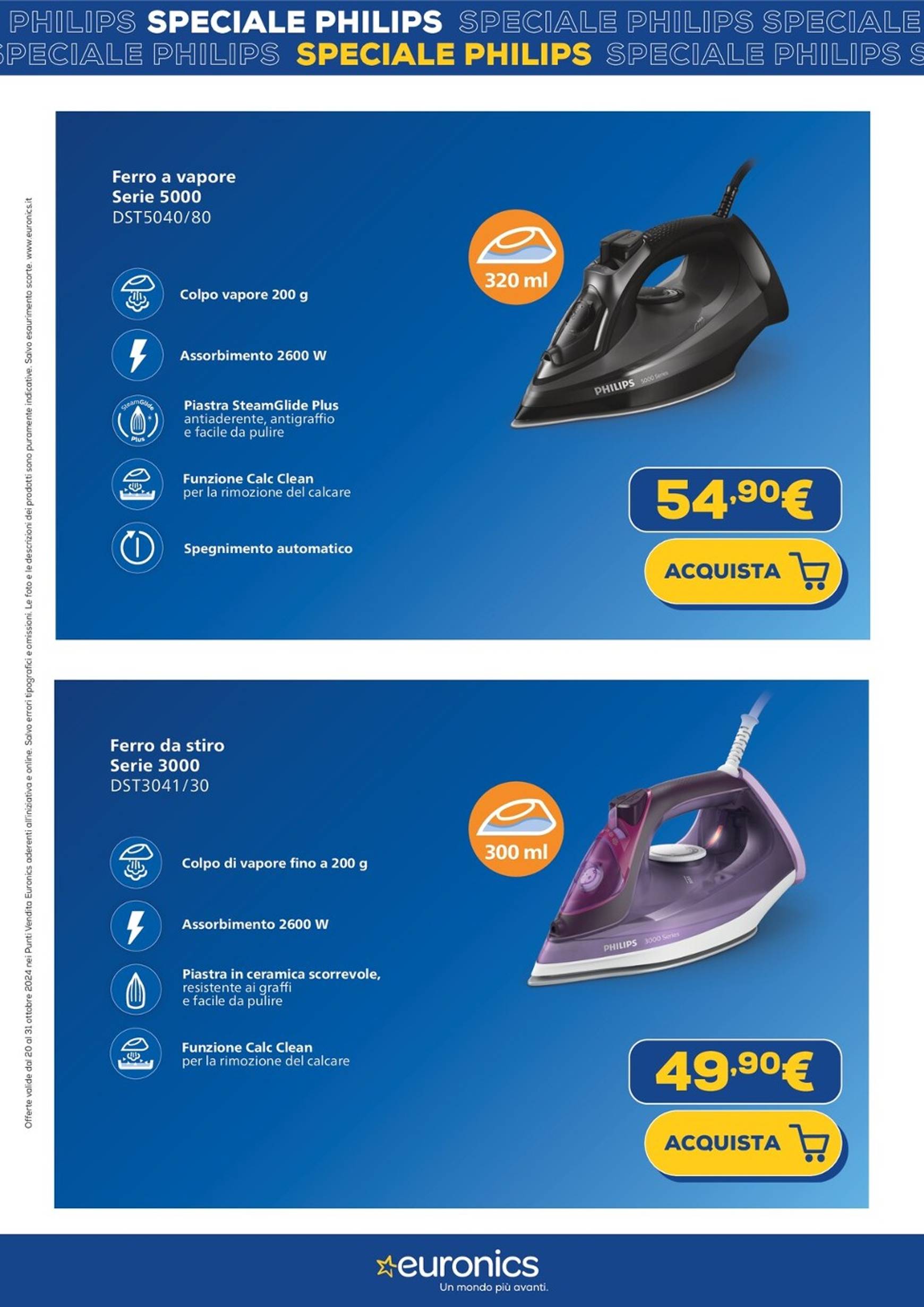 euronics - Volantino Euronics - Speciale Philips valido dal 20.10. al 31.10. - page: 10