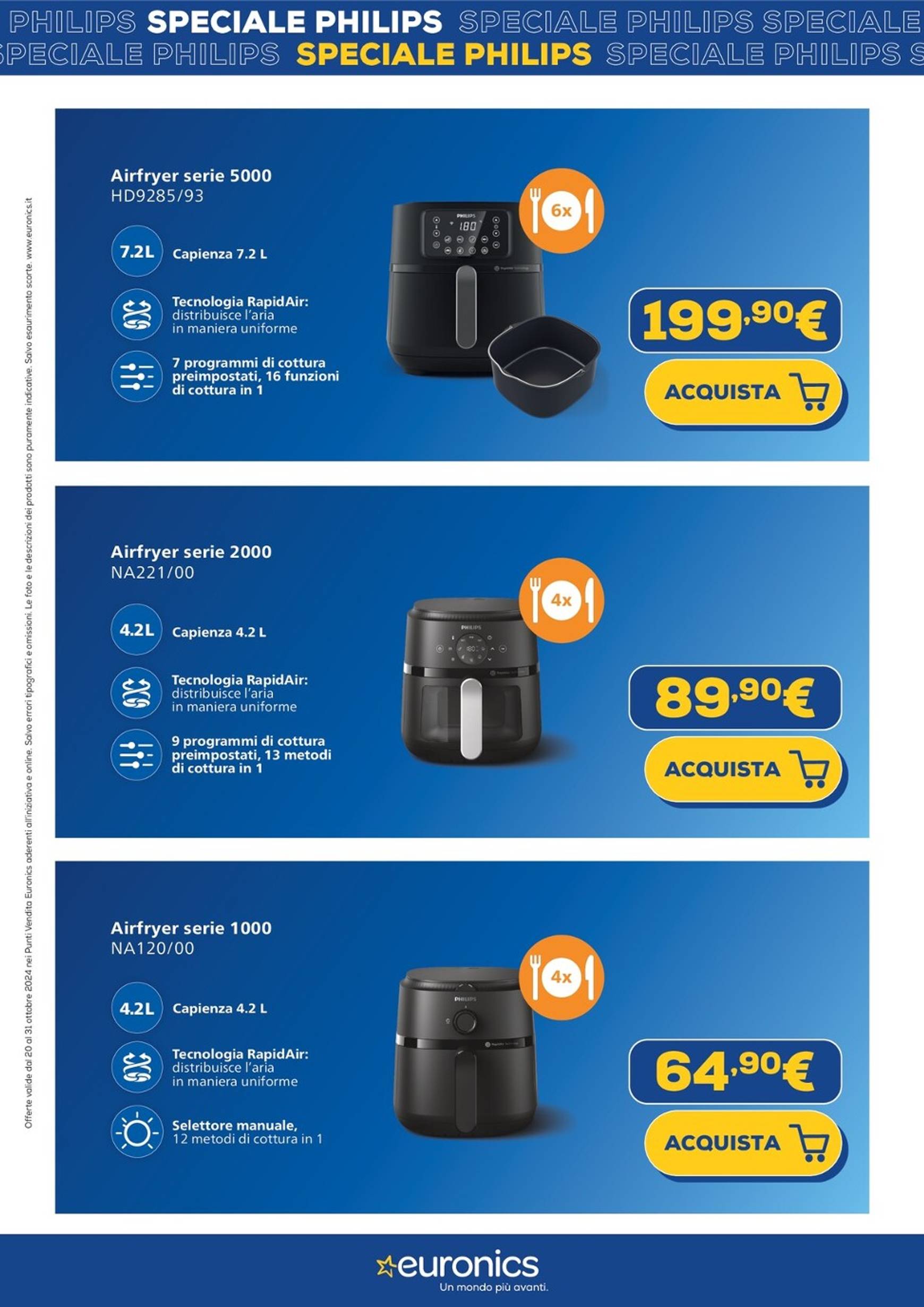 euronics - Volantino Euronics - Speciale Philips valido dal 20.10. al 31.10. - page: 3