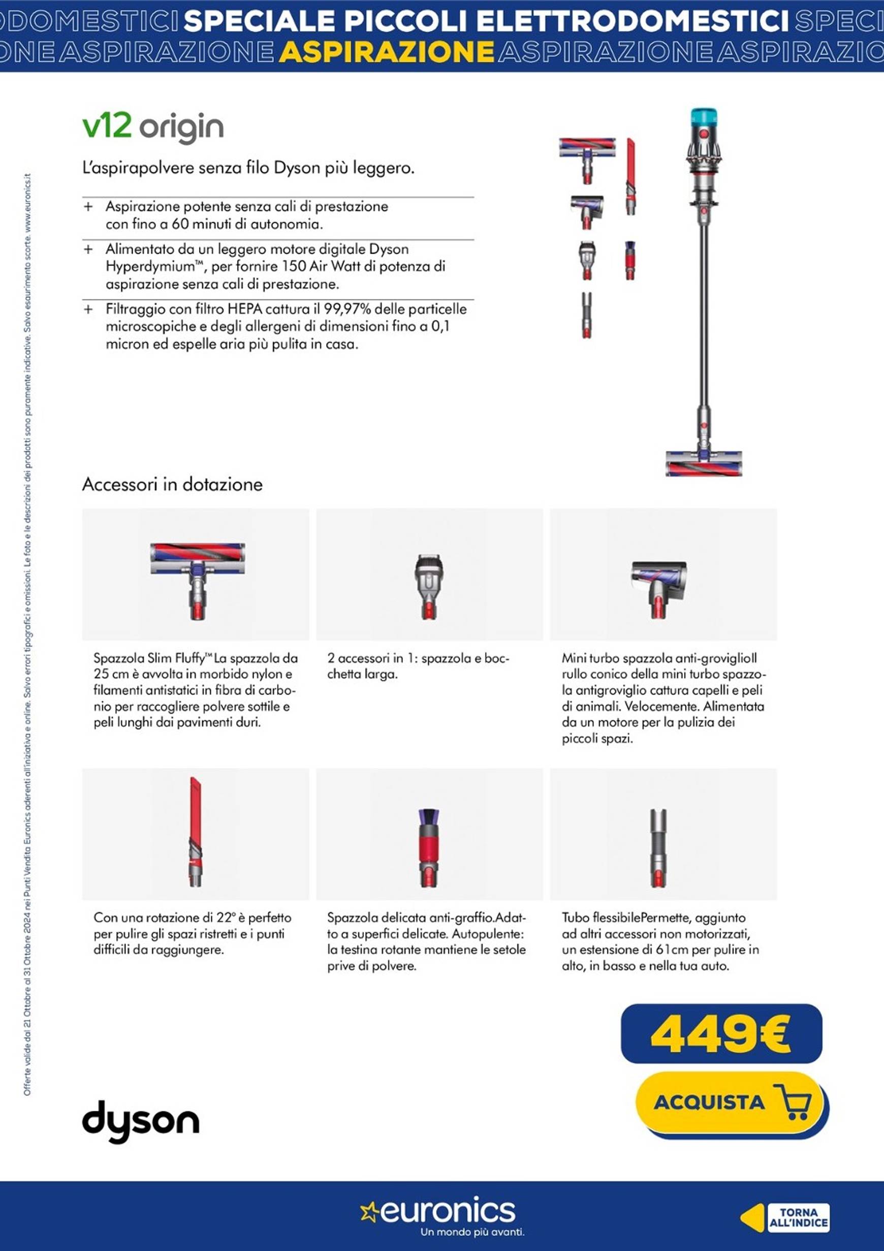 euronics - Volantino Euronics - Speciale Piccoli Elettrodomestici valido dal 21.10. al 31.10. - page: 3