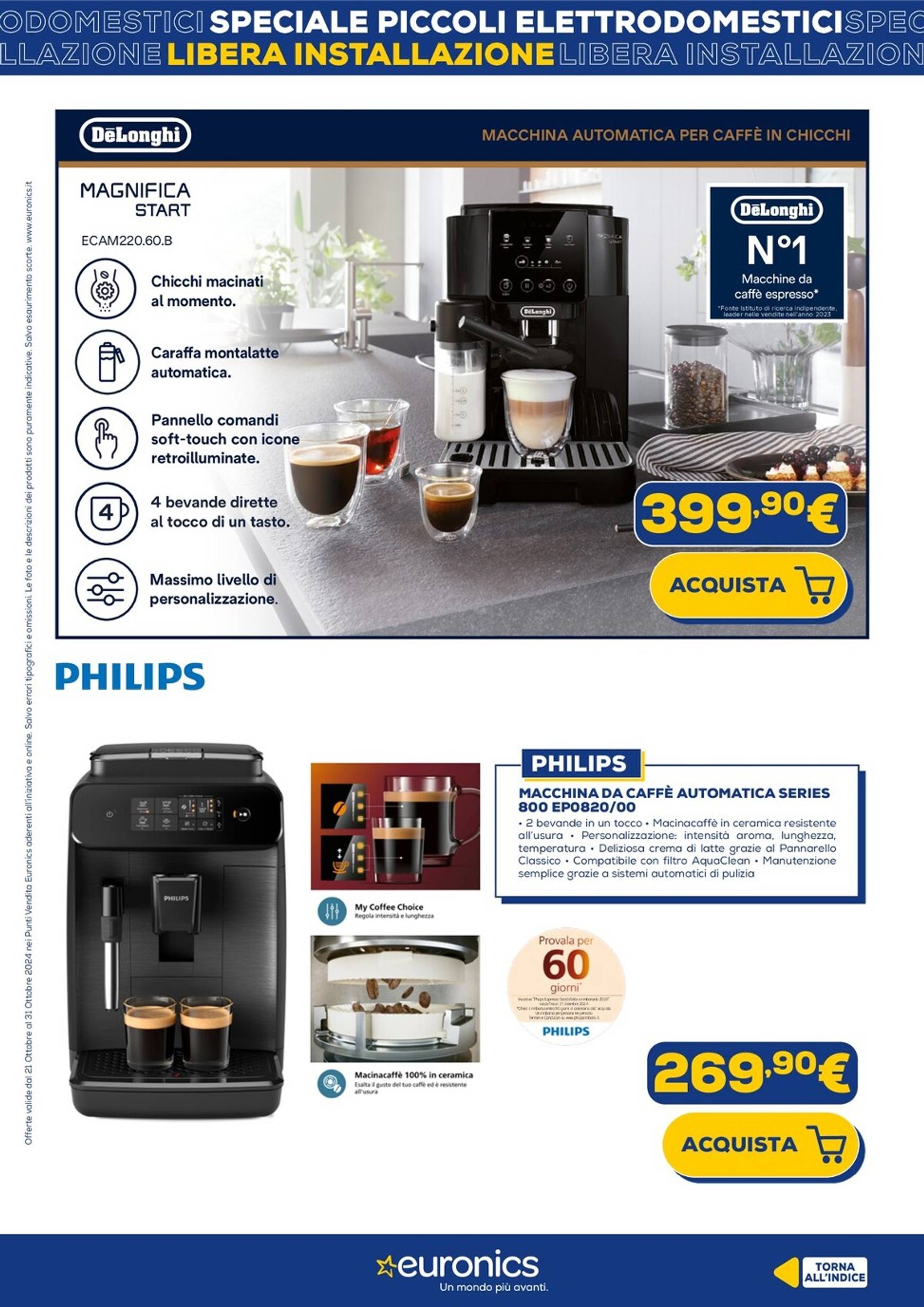 euronics - Volantino Euronics - Speciale Piccoli Elettrodomestici valido dal 21.10. al 31.10. - page: 11