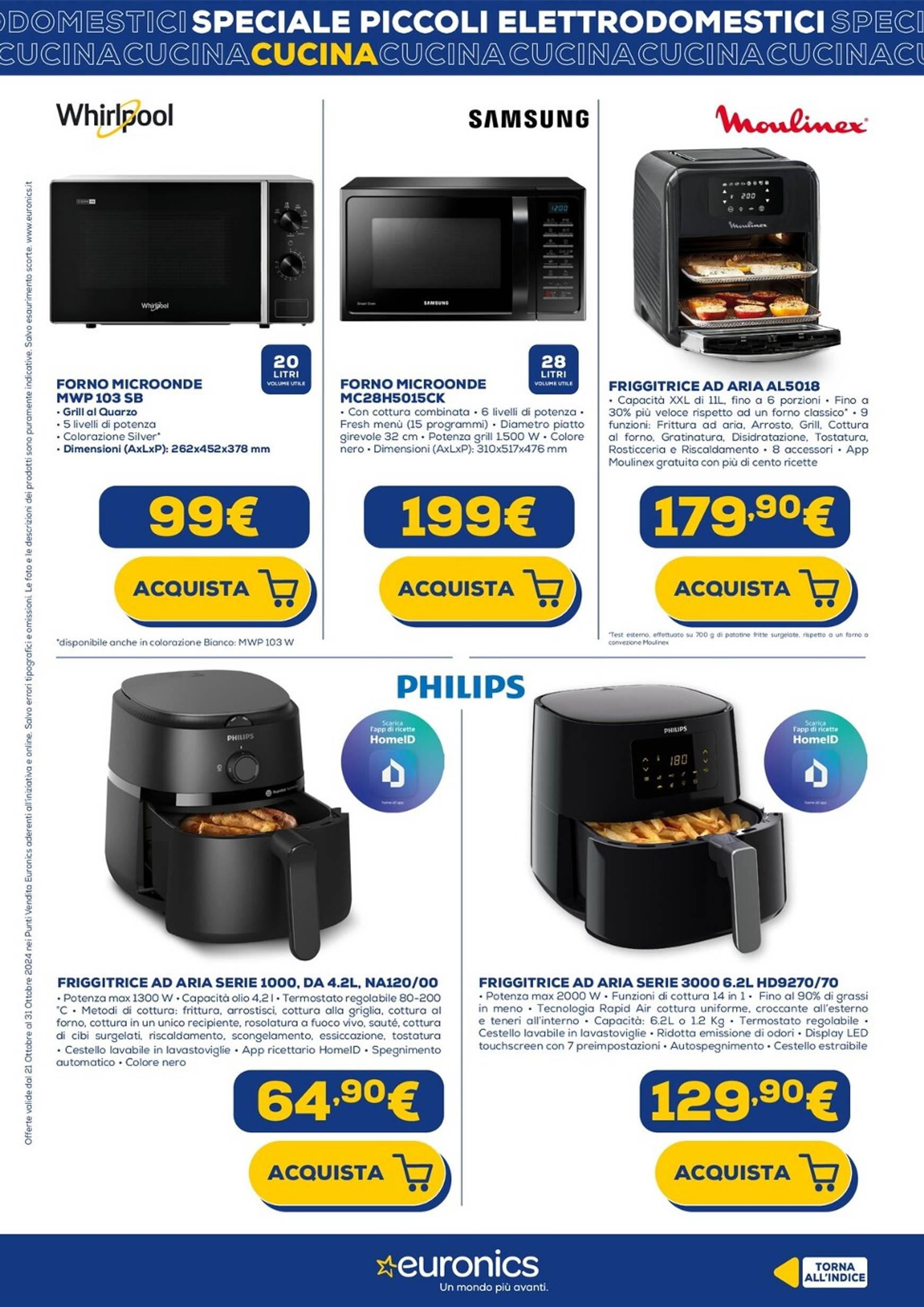 euronics - Volantino Euronics - Speciale Piccoli Elettrodomestici valido dal 21.10. al 31.10. - page: 9