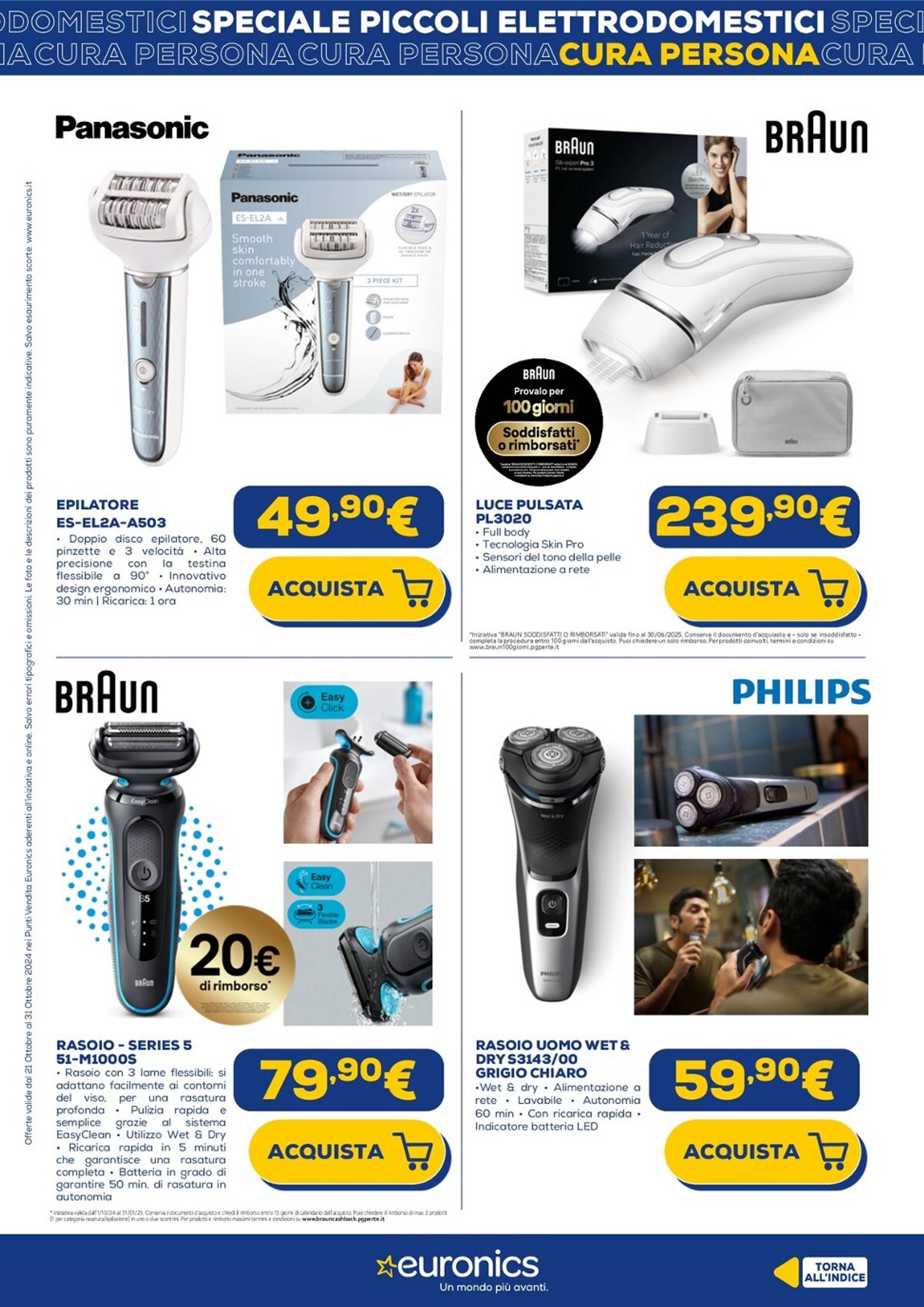 euronics - Volantino Euronics - Speciale Piccoli Elettrodomestici valido dal 21.10. al 31.10. - page: 18