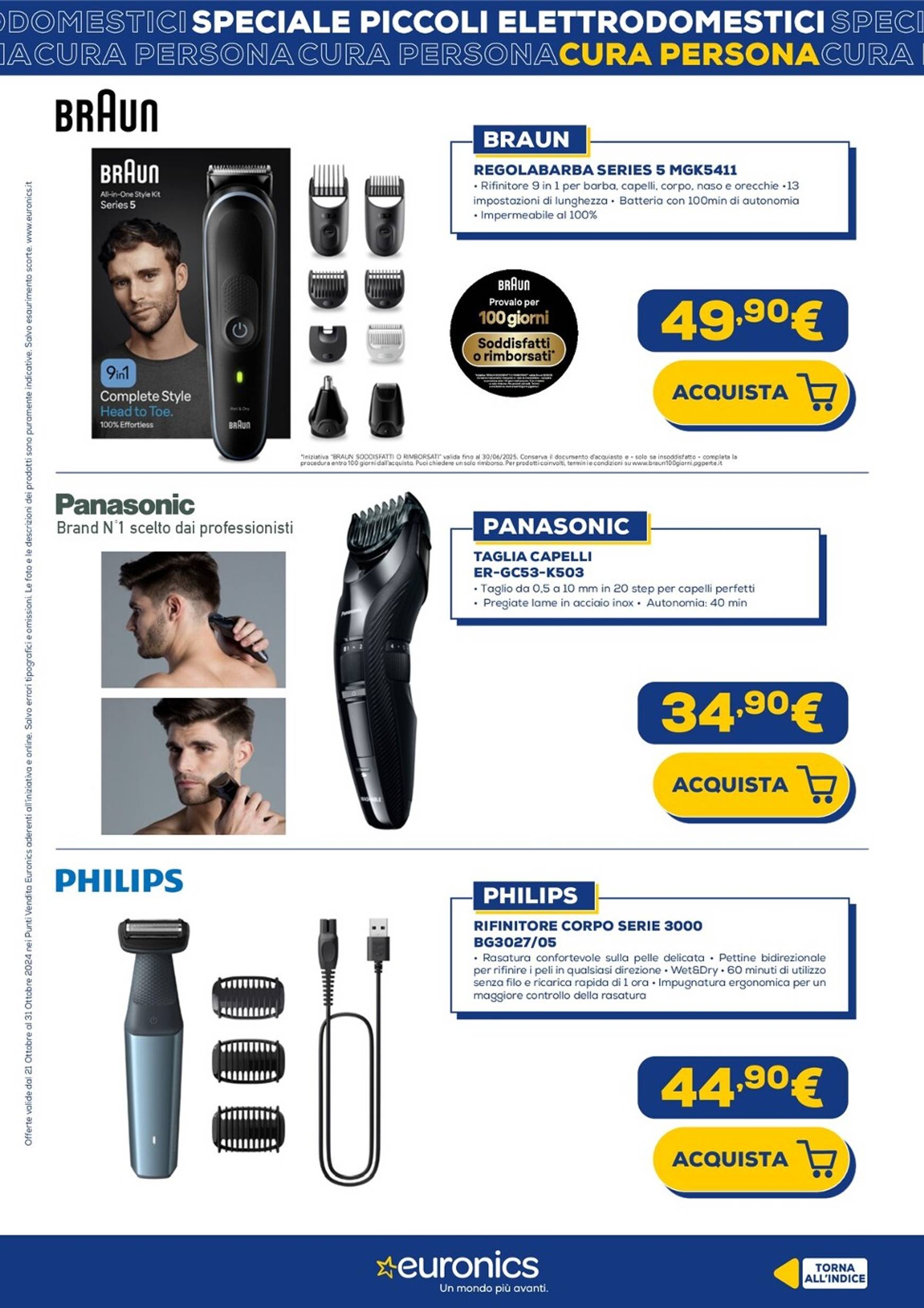 euronics - Volantino Euronics - Speciale Piccoli Elettrodomestici valido dal 21.10. al 31.10. - page: 19