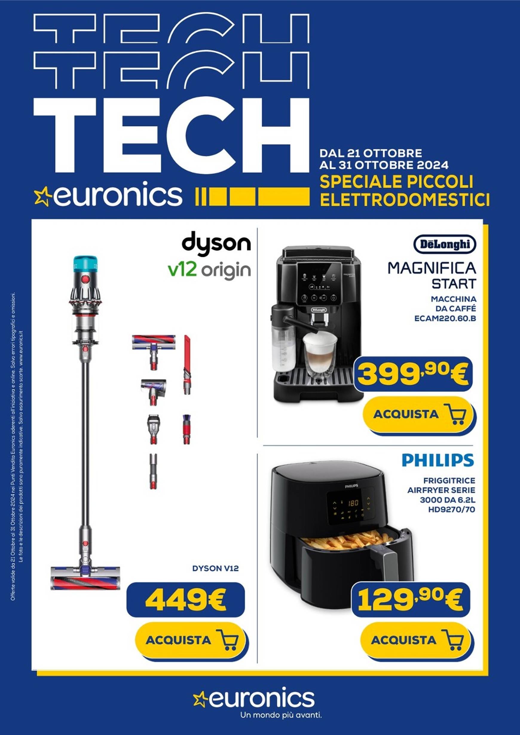 euronics - Volantino Euronics - Speciale Piccoli Elettrodomestici valido dal 21.10. al 31.10.