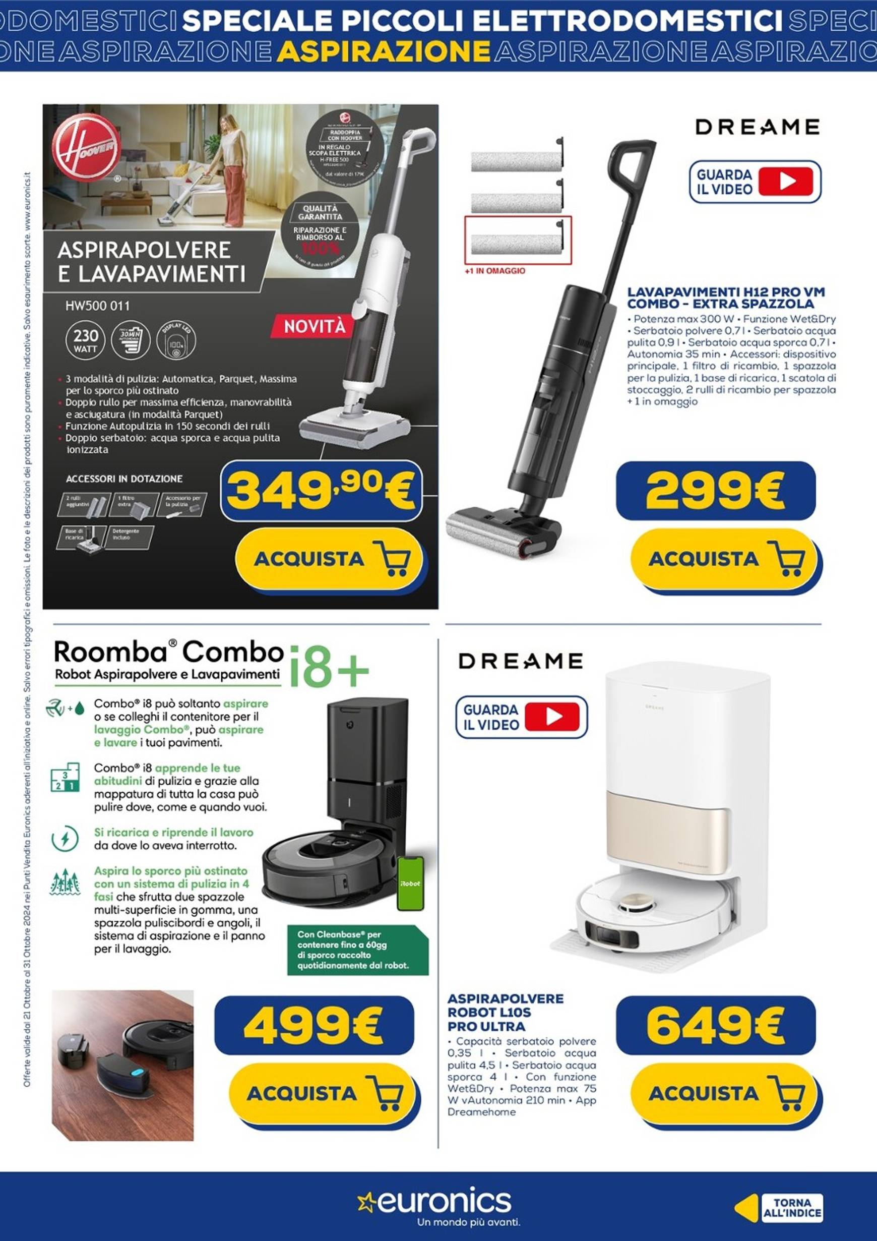 euronics - Volantino Euronics - Speciale Piccoli Elettrodomestici valido dal 21.10. al 31.10. - page: 6