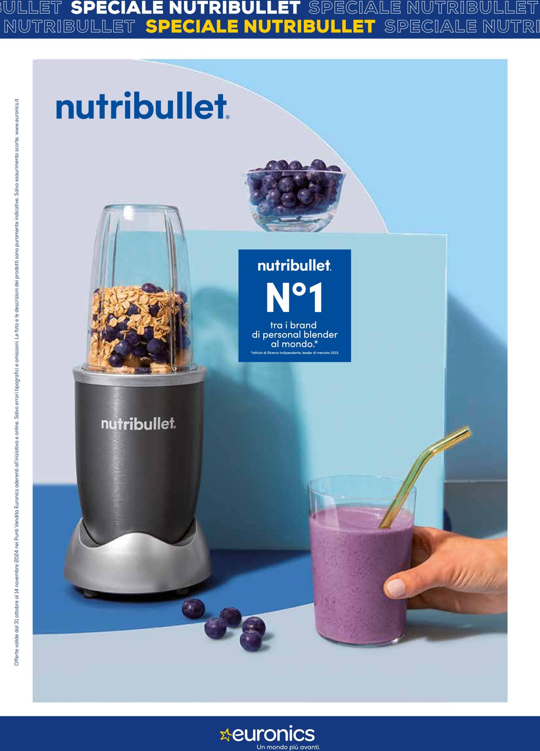 euronics - Volantino Euronics - Speciale Nutribullet valido dal 31.10. al 14.11. - page: 9