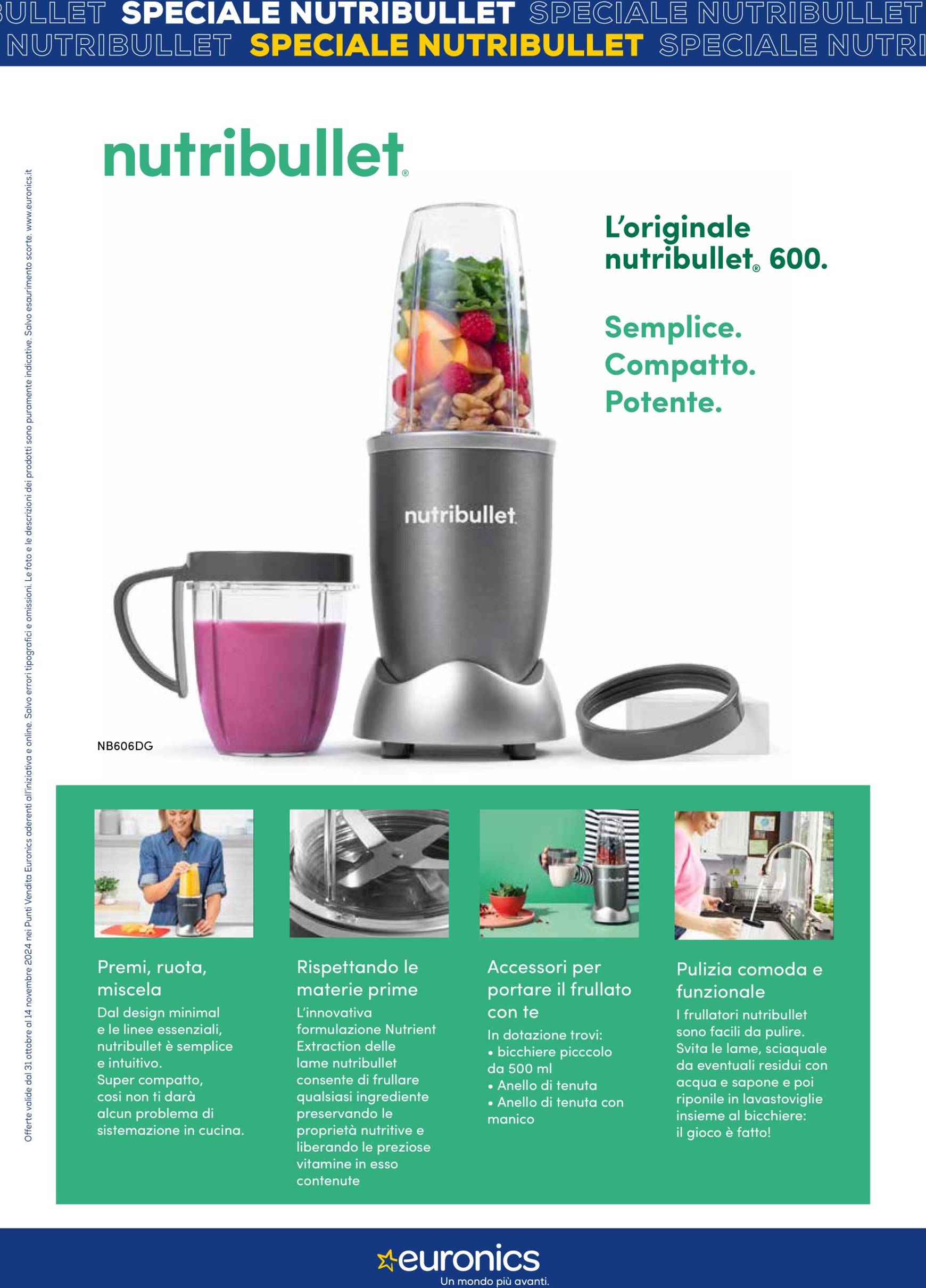 euronics - Volantino Euronics - Speciale Nutribullet valido dal 31.10. al 14.11. - page: 5