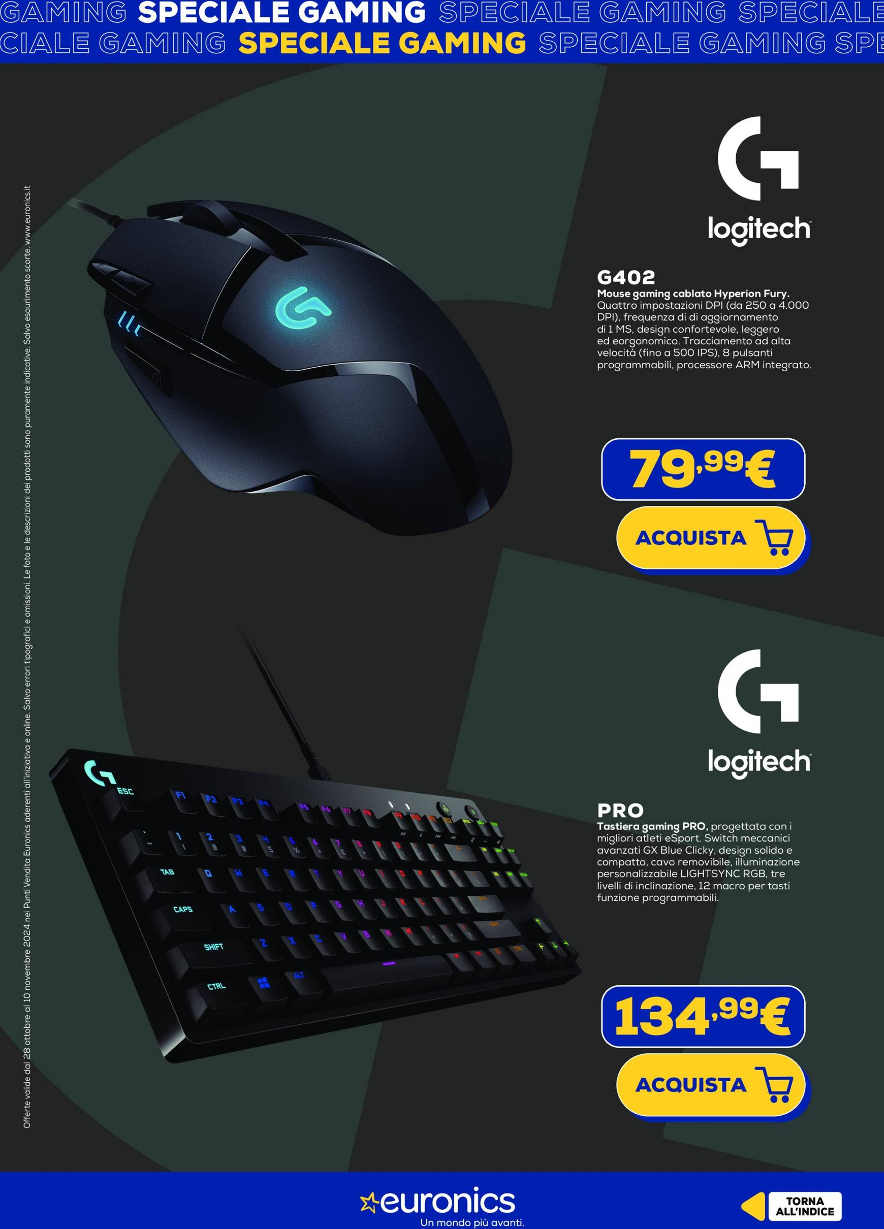 euronics - Volantino Euronics - Speciale Gaming valido dal 28.10. al 10.11. - page: 8