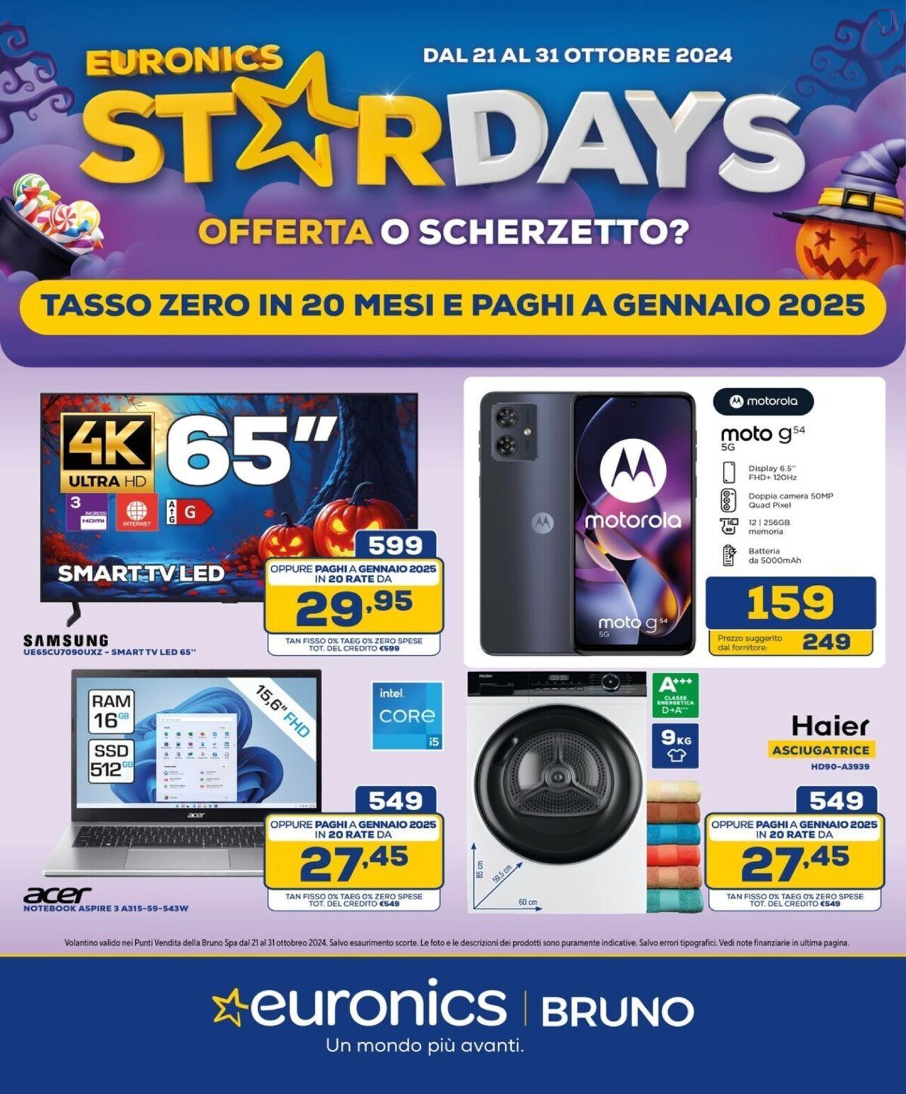 euronics - Euronics volantino 21/10/2024 - 31/10/2024