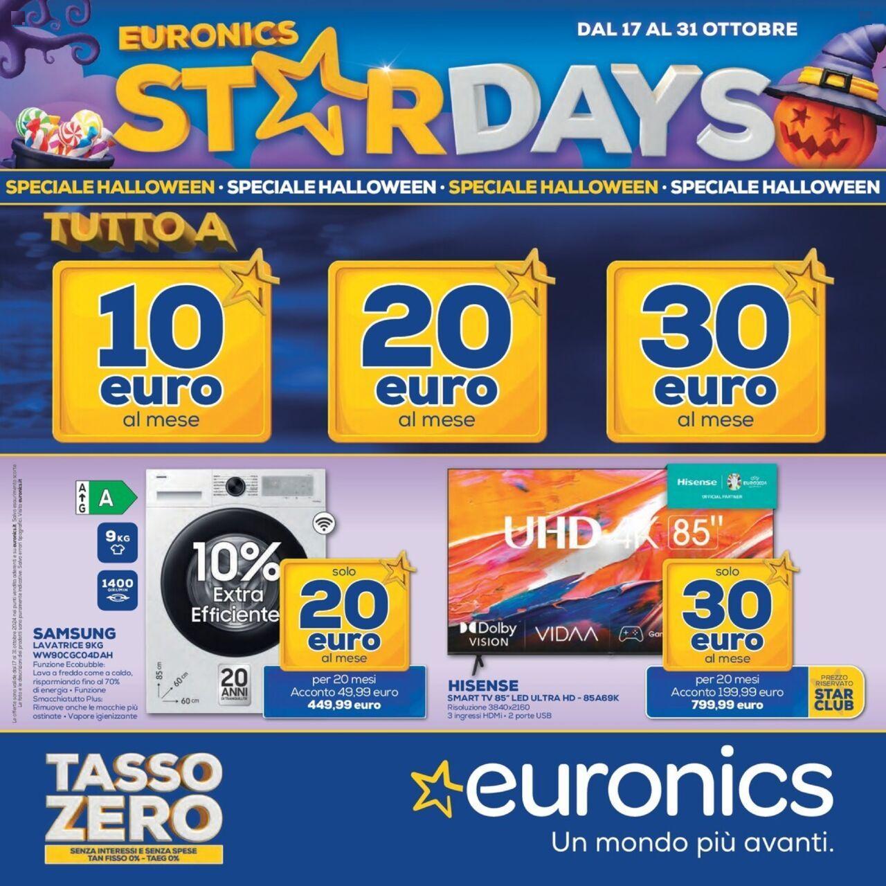 euronics - Euronics volantino 17/10/2024 - 31/10/2024