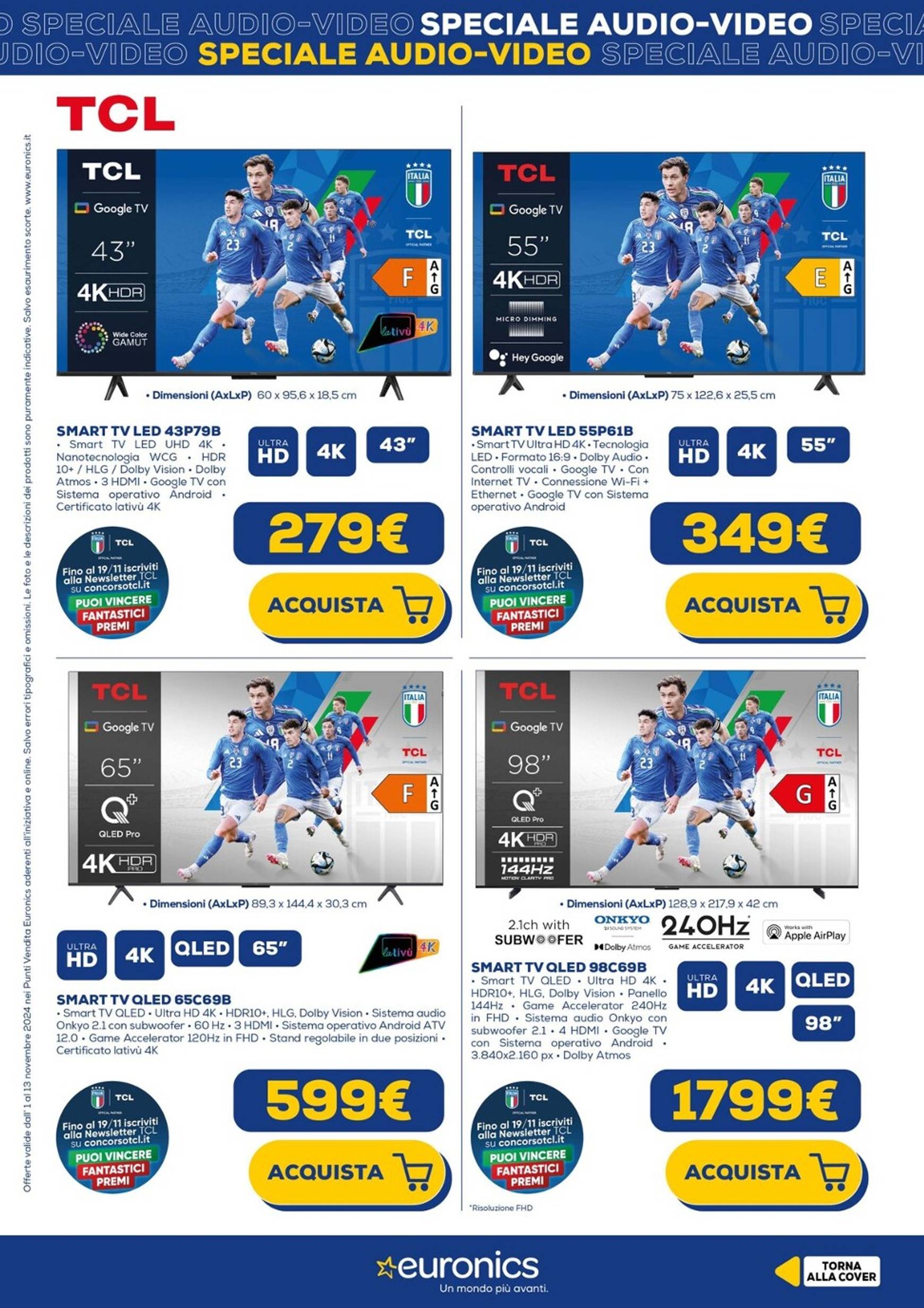 euronics - Volantino Euronics - Speciale Audio Video valido dal 01.11. al 13.11. - page: 11