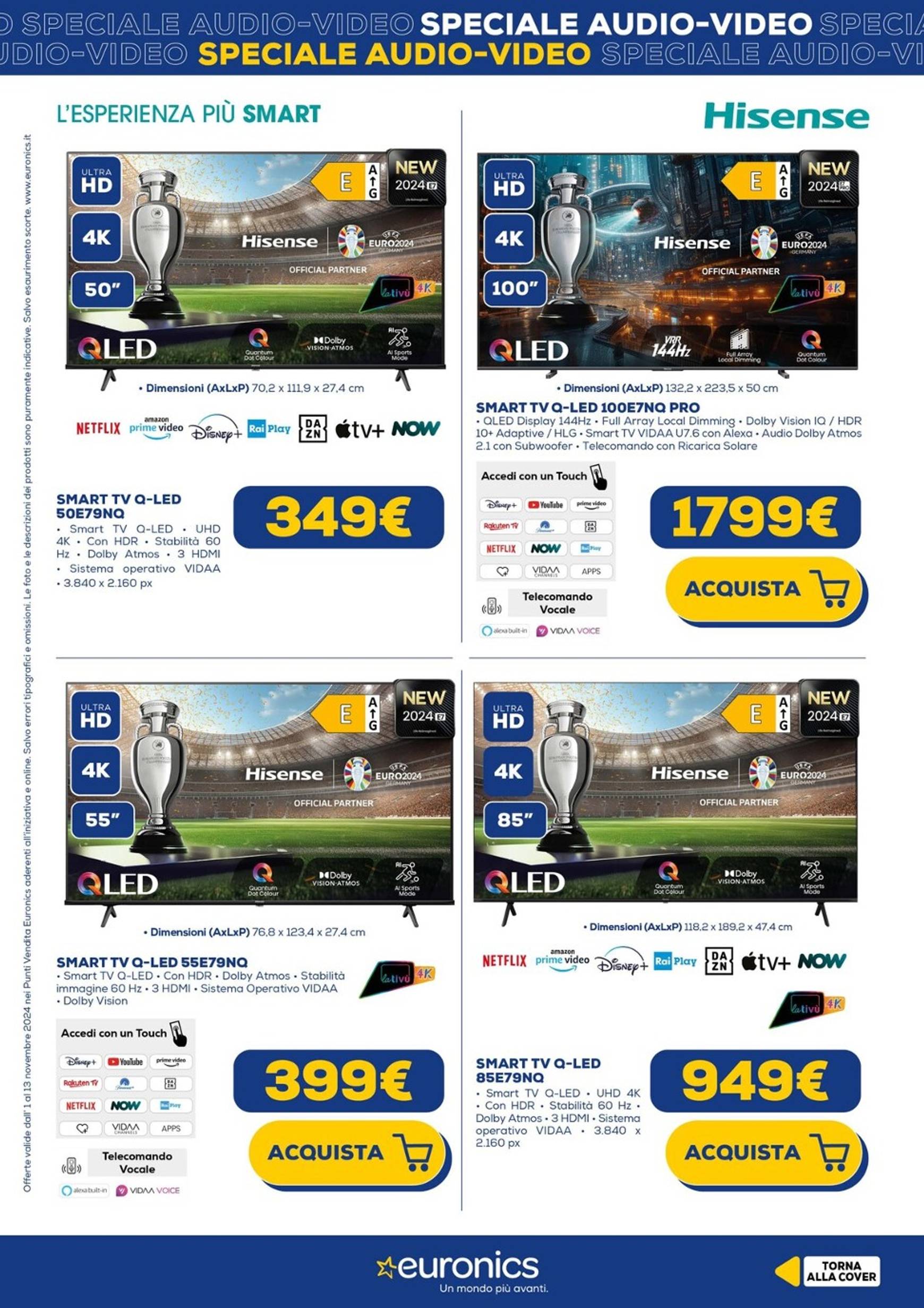 euronics - Volantino Euronics - Speciale Audio Video valido dal 01.11. al 13.11. - page: 7