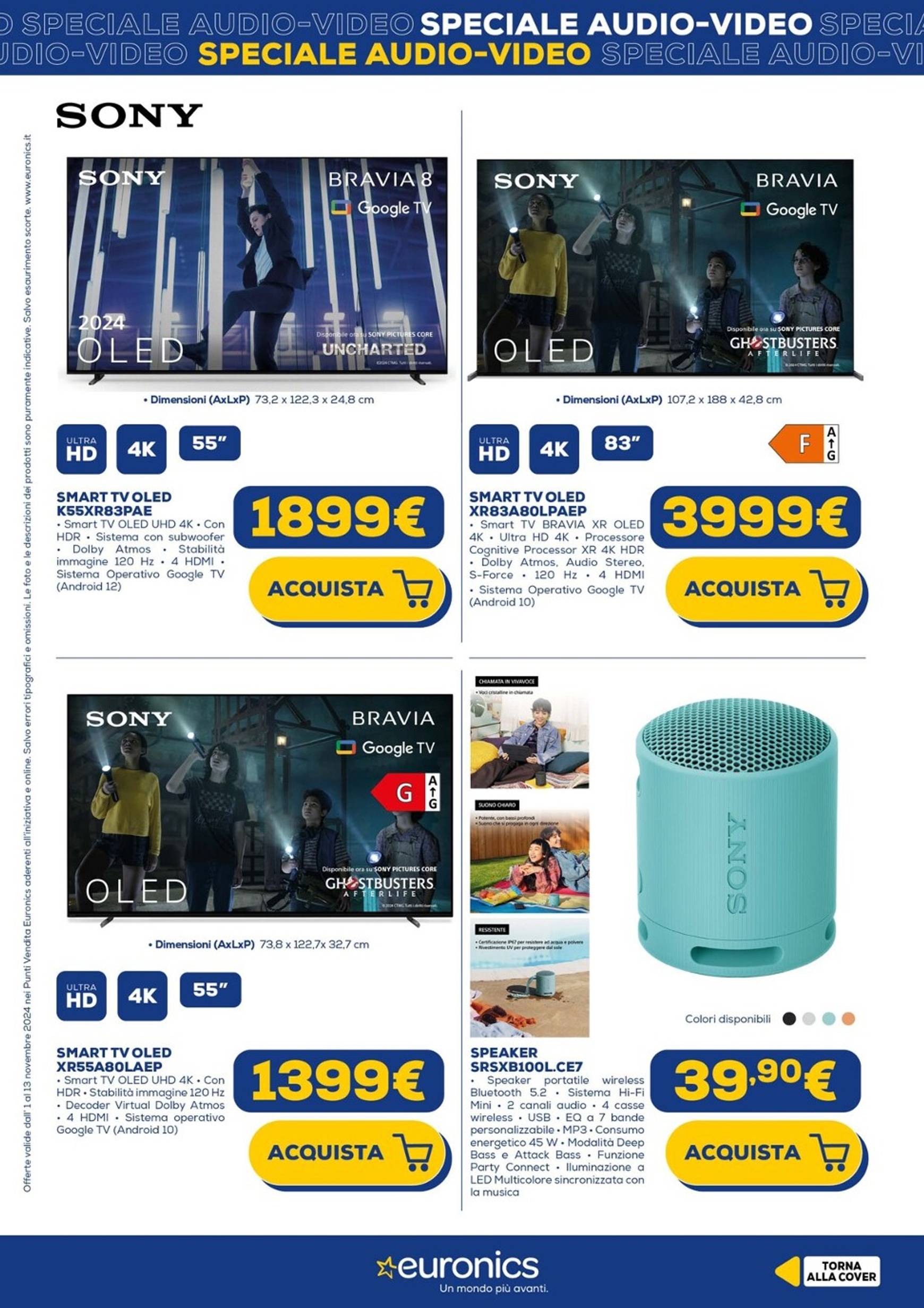 euronics - Volantino Euronics - Speciale Audio Video valido dal 01.11. al 13.11. - page: 9