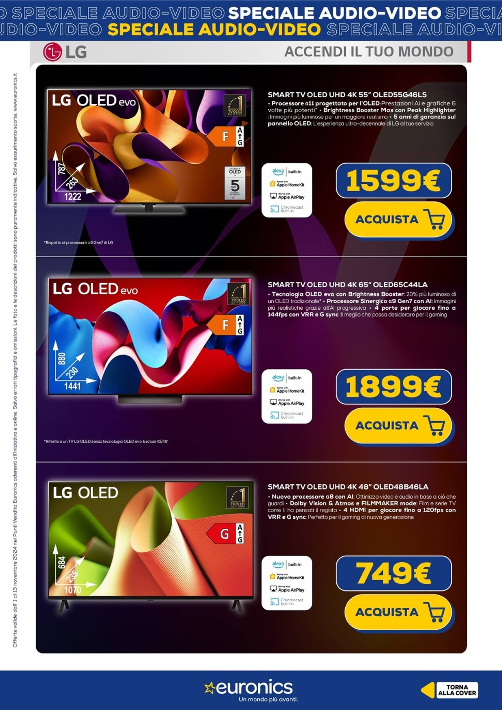 euronics - Volantino Euronics - Speciale Audio Video valido dal 01.11. al 13.11. - page: 4