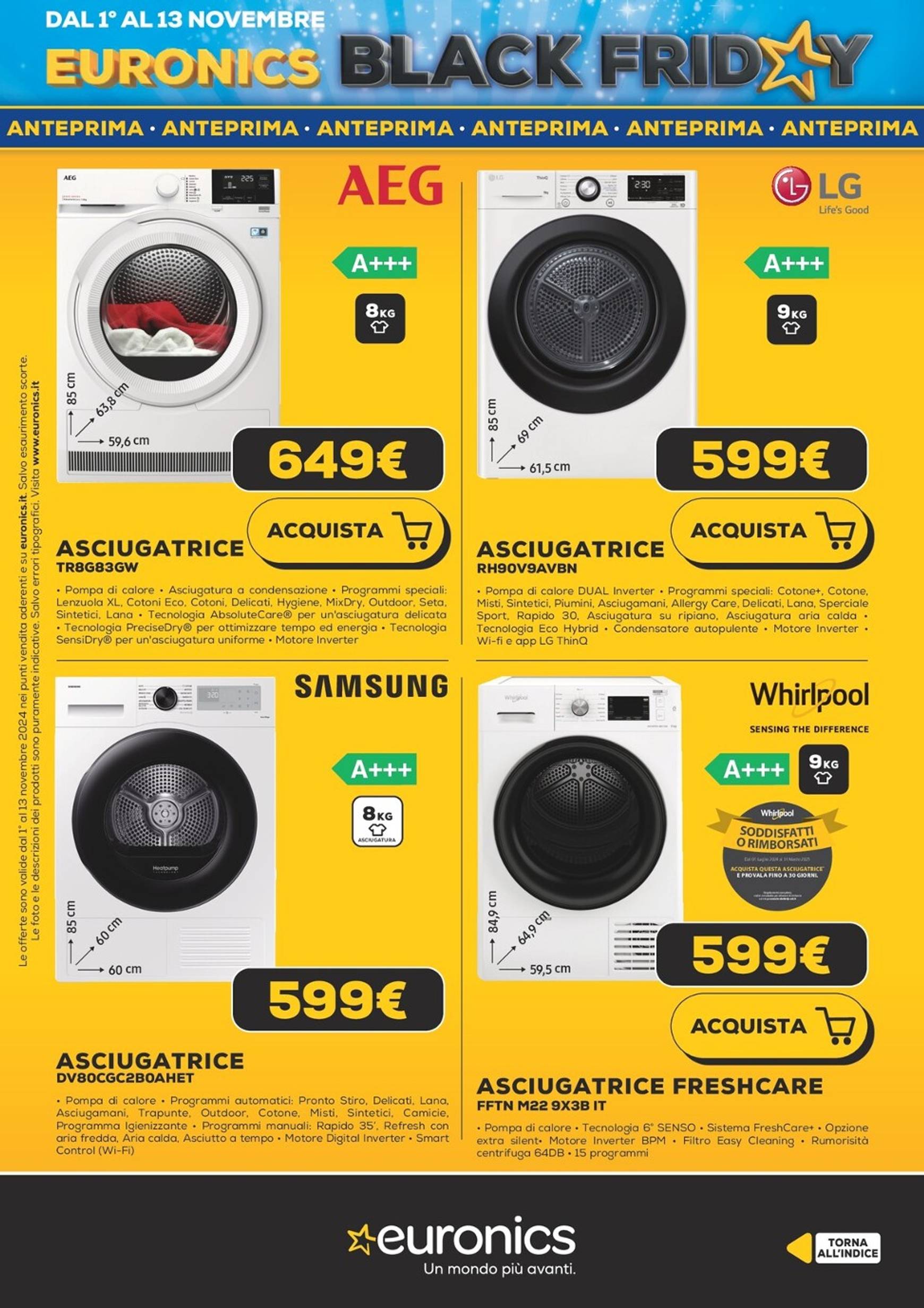 euronics - Volantino Euronics - Black Friday valido dal 01.11. al 13.11. - page: 30