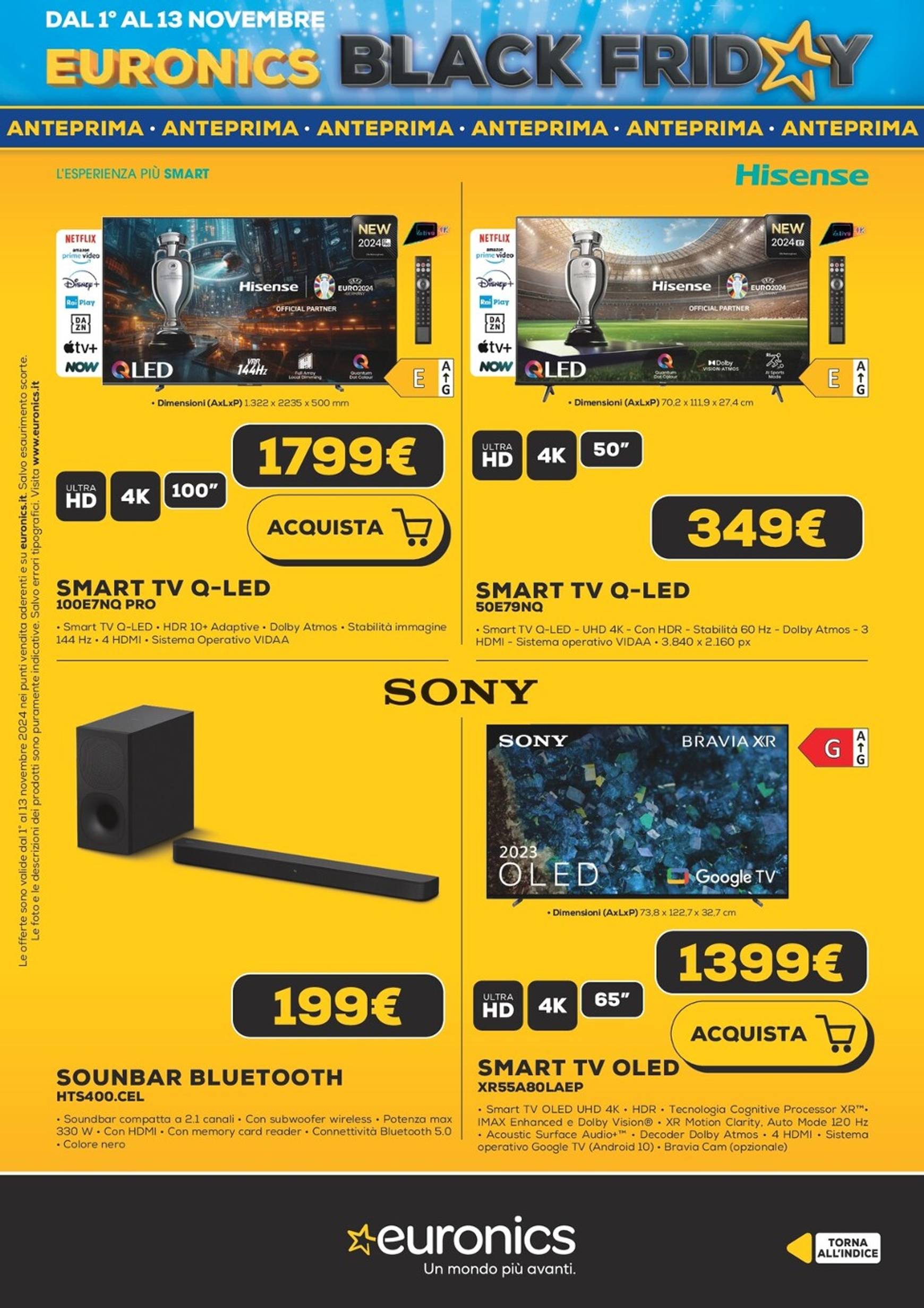 euronics - Volantino Euronics - Black Friday valido dal 01.11. al 13.11. - page: 4