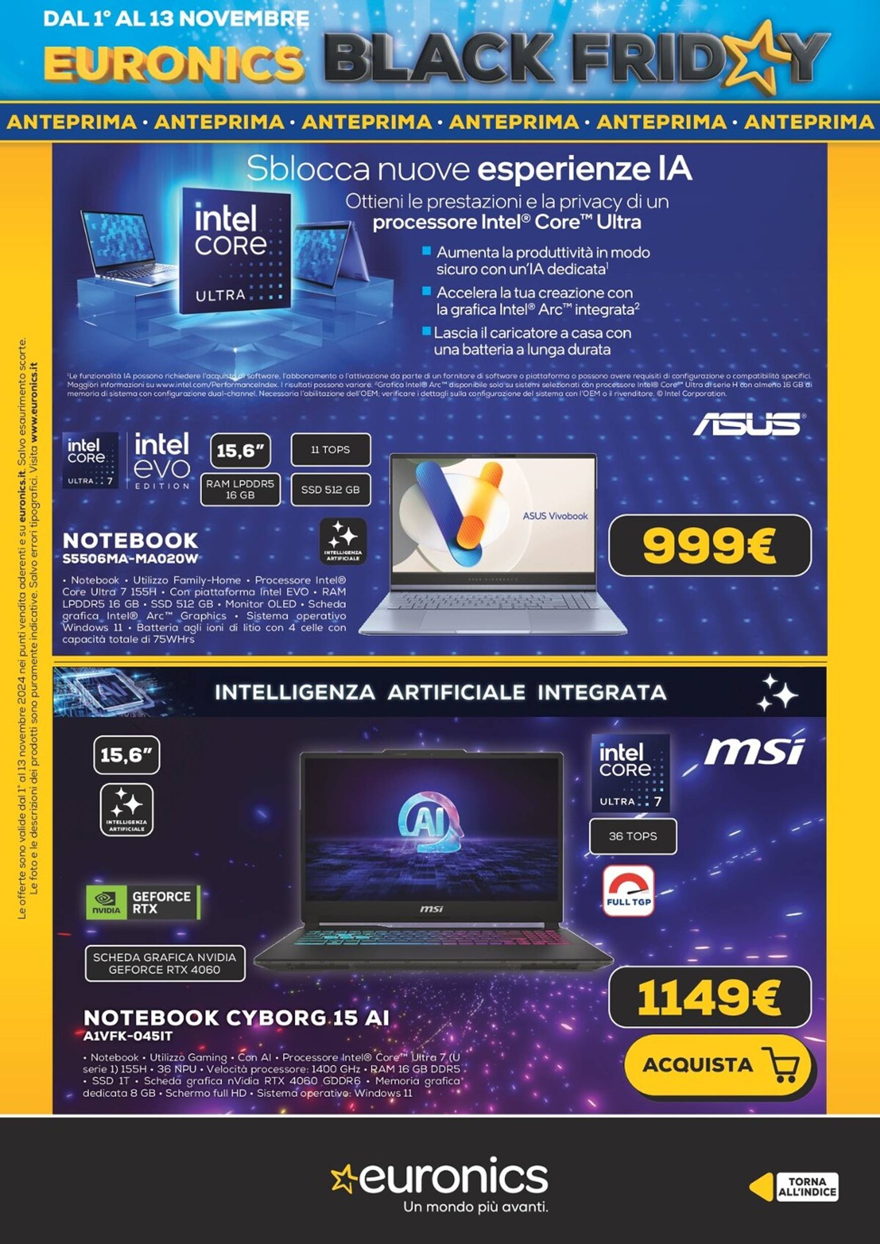 euronics - Volantino Euronics - Black Friday valido dal 01.11. al 13.11. - page: 18