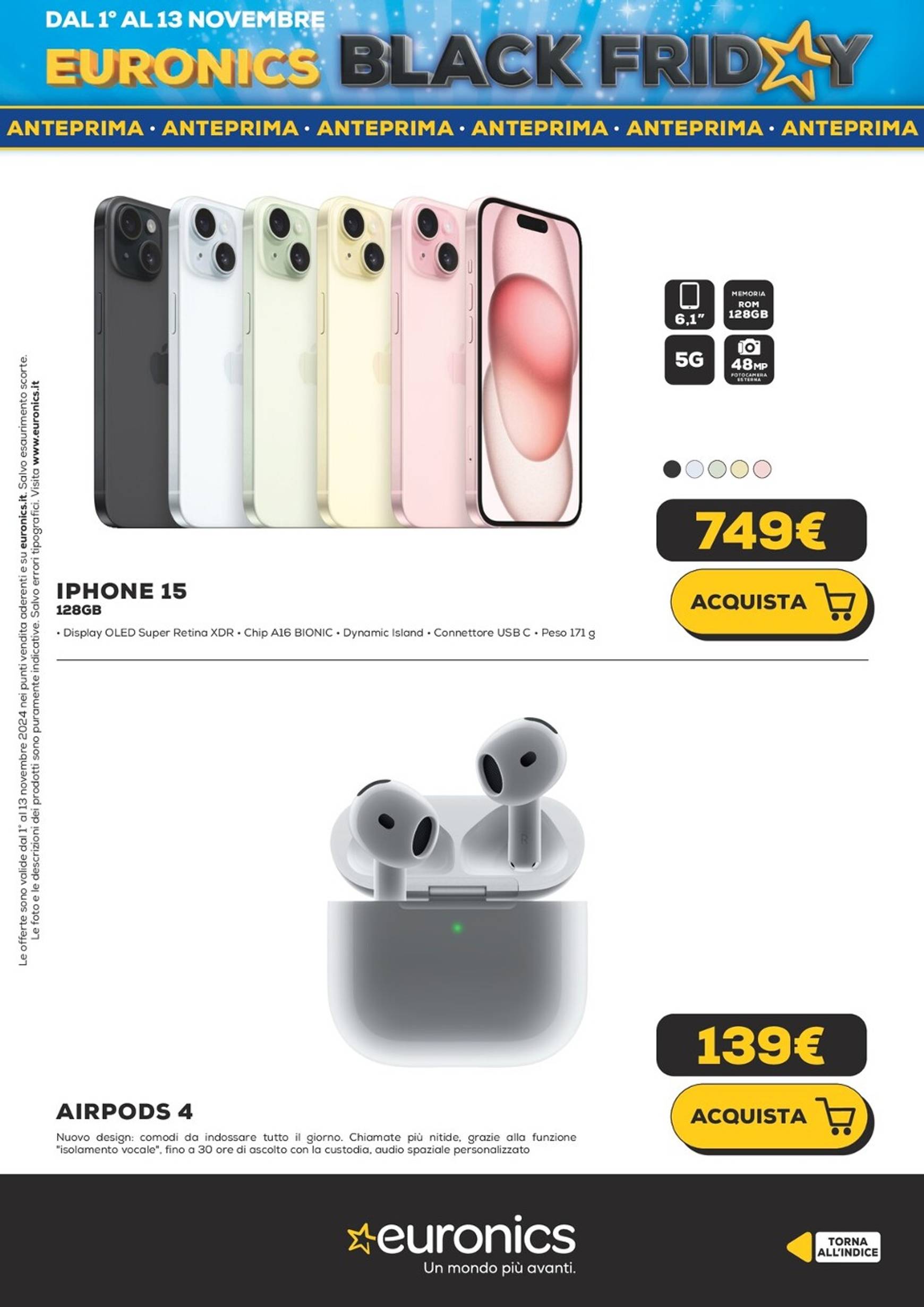 euronics - Volantino Euronics - Black Friday valido dal 01.11. al 13.11. - page: 61