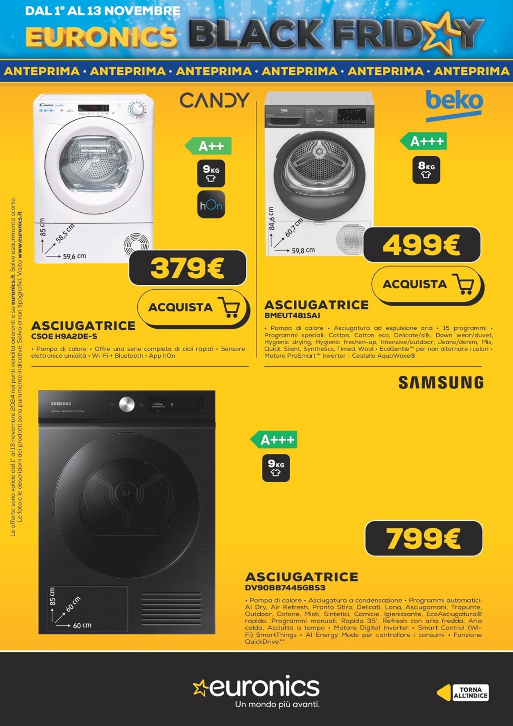 euronics - Volantino Euronics - Black Friday valido dal 01.11. al 13.11. - page: 29