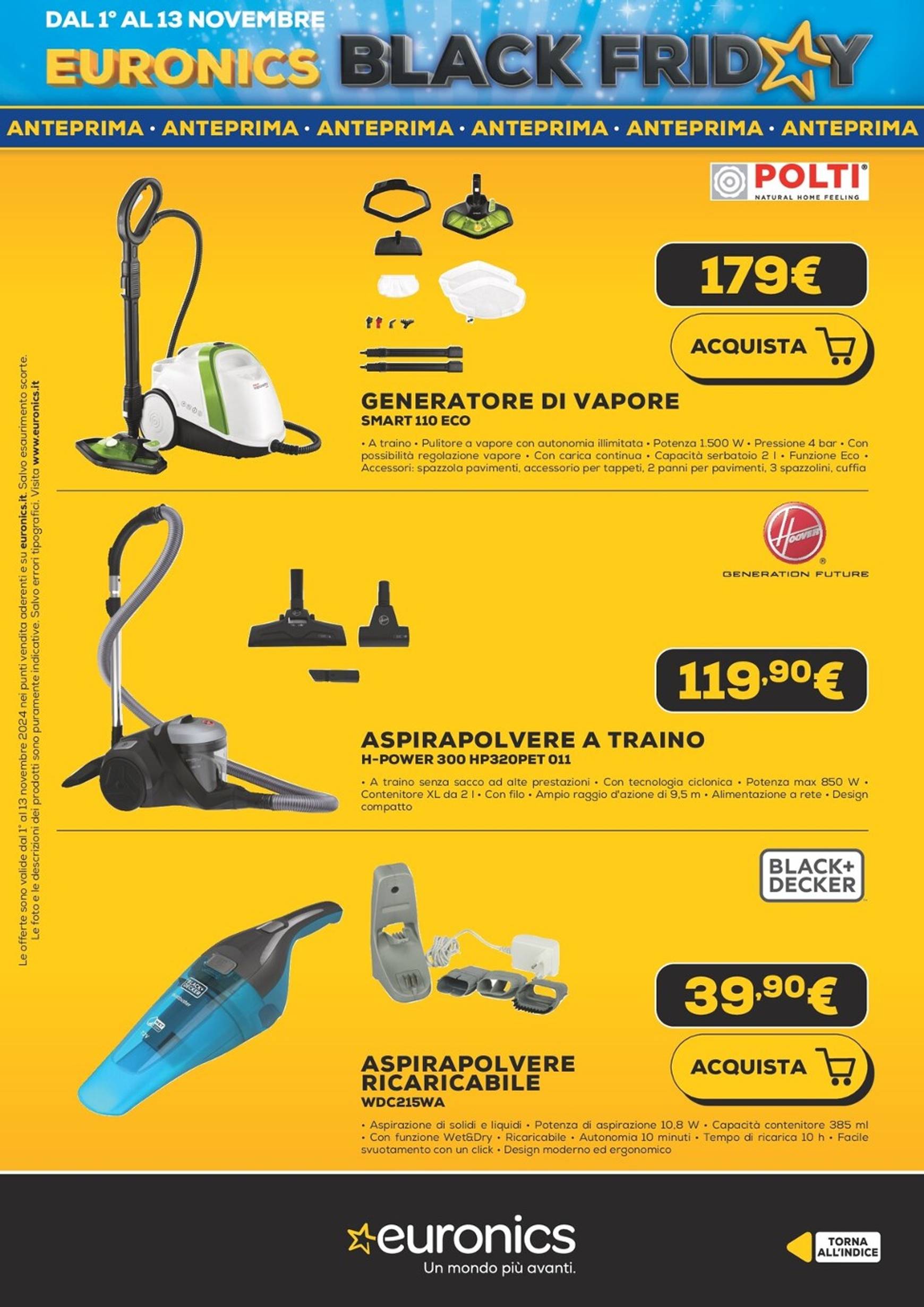 euronics - Volantino Euronics - Black Friday valido dal 01.11. al 13.11. - page: 47