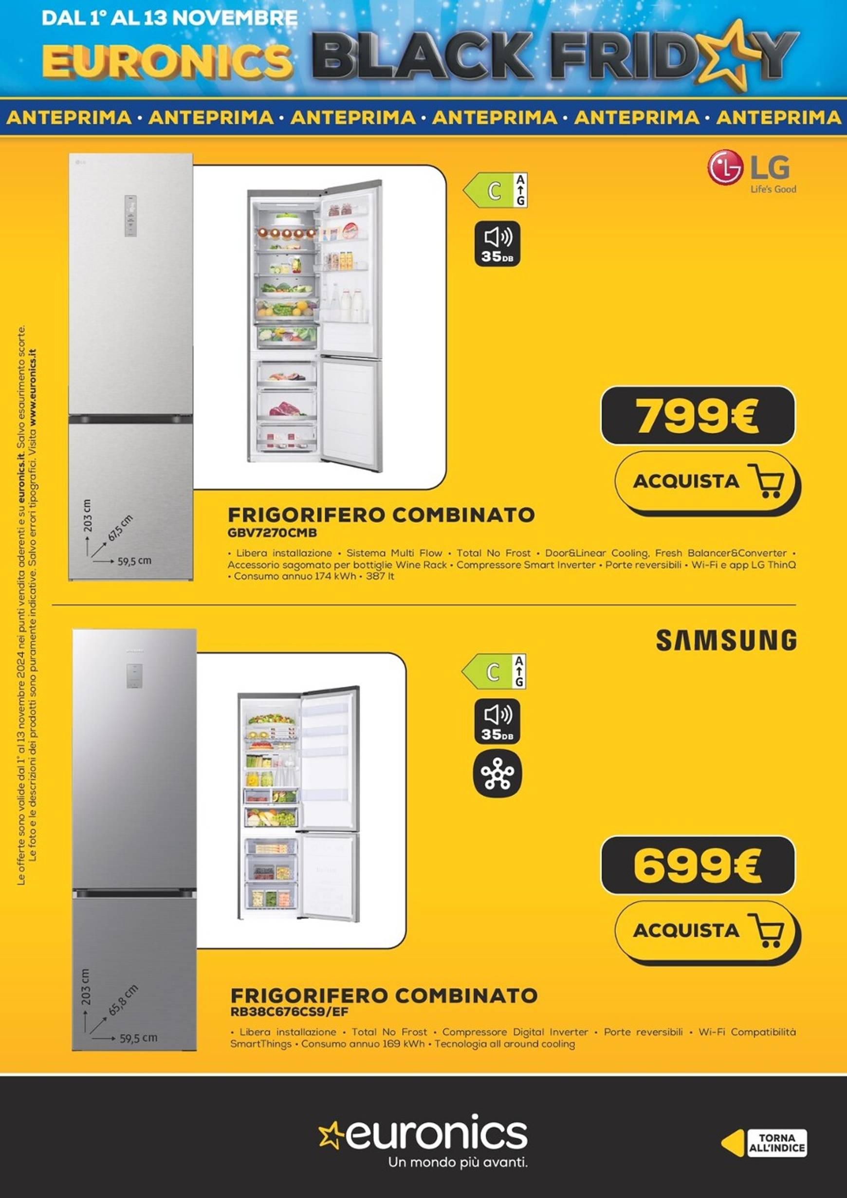 euronics - Volantino Euronics - Black Friday valido dal 01.11. al 13.11. - page: 37