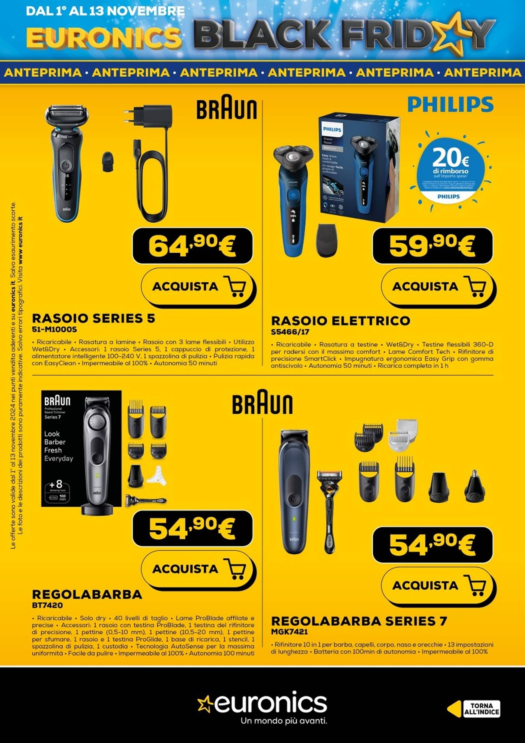 euronics - Volantino Euronics - Black Friday valido dal 01.11. al 13.11. - page: 58