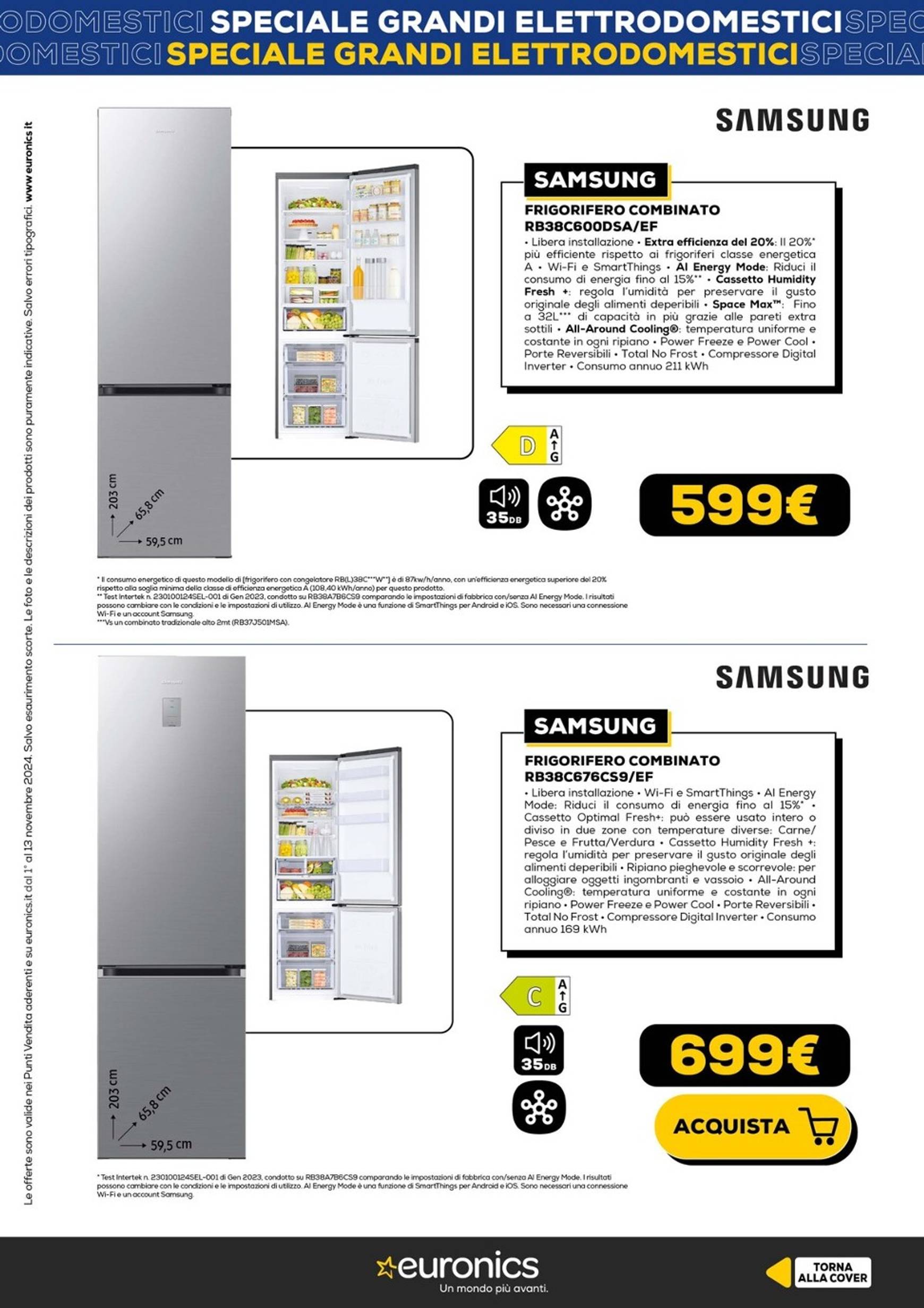 euronics - Volantino Euronics - Speciale Grandi Elettrodomestici valido dal 01.11. al 13.11. - page: 14